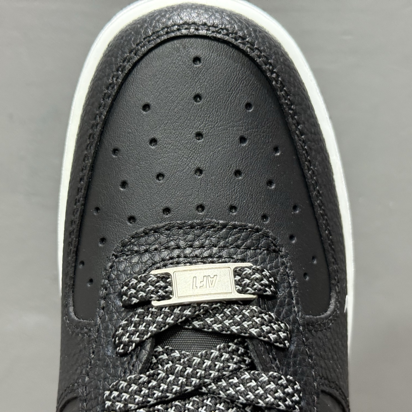 Nike Air Force 1'07 Low LV联名 武士黑荔纹 空军一号低帮休闲板鞋 CZ3986-003