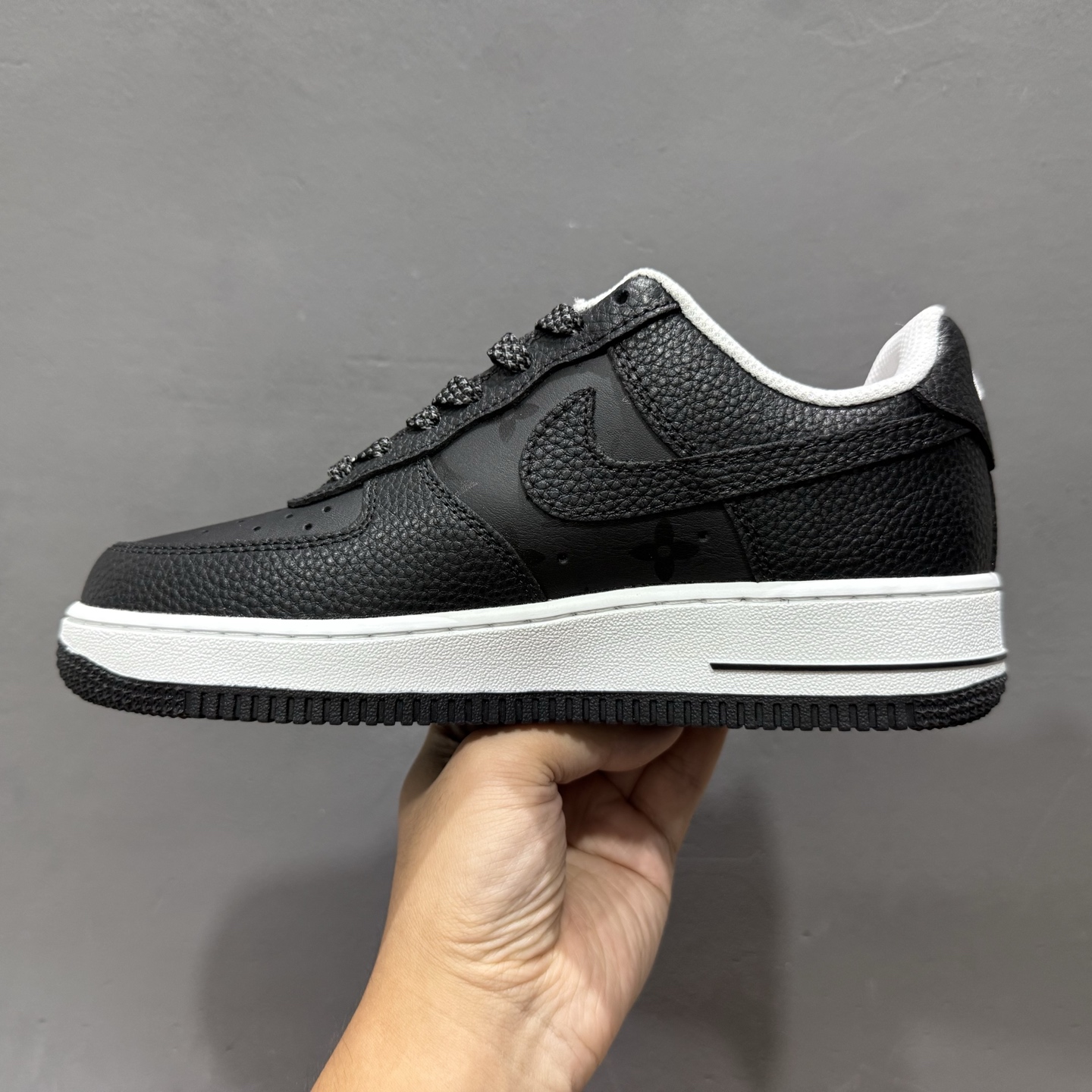 Nike Air Force 1'07 Low LV联名 武士黑荔纹 空军一号低帮休闲板鞋 CZ3986-003