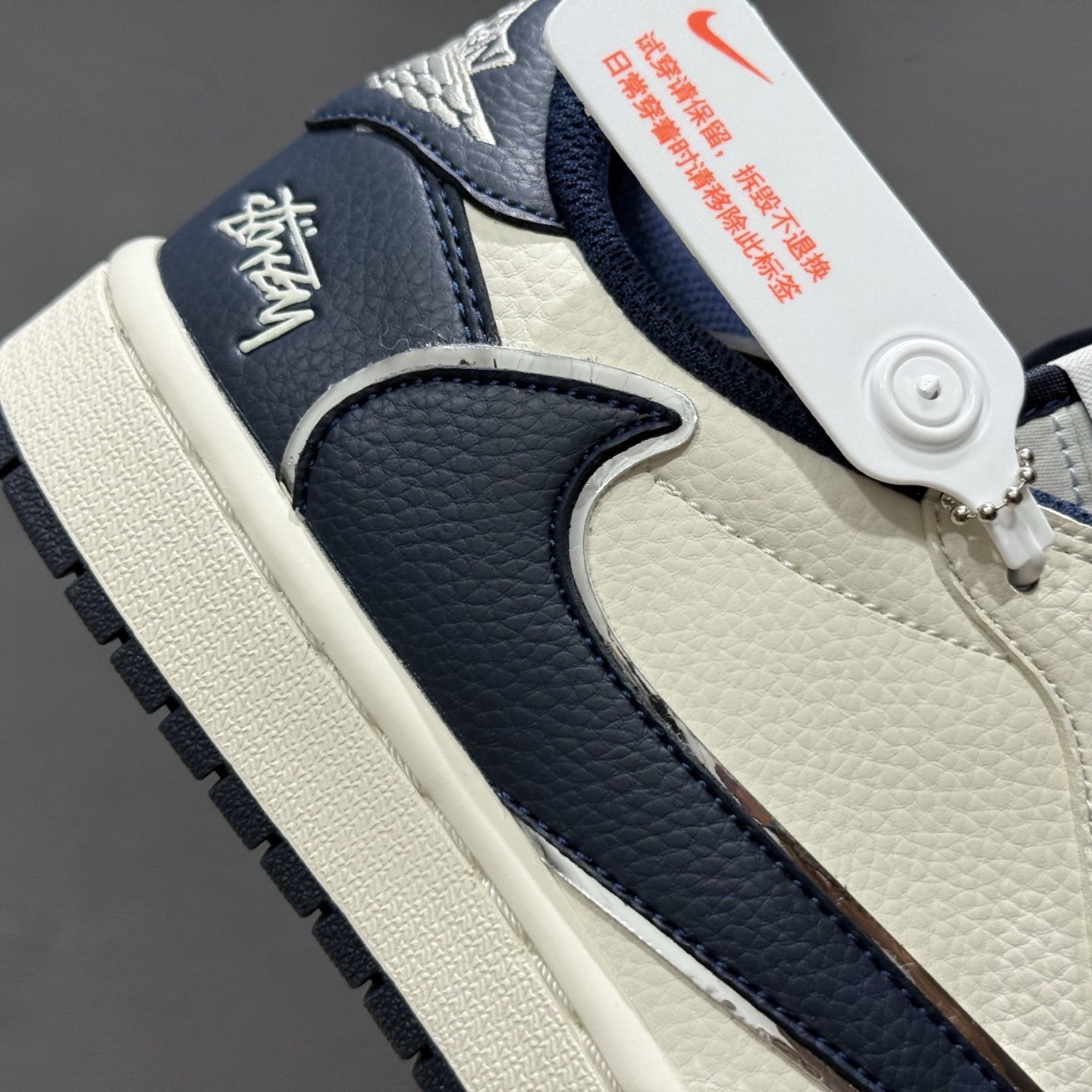 Stussy x Air Jordan 1 Low 海军蓝 ST5696-265