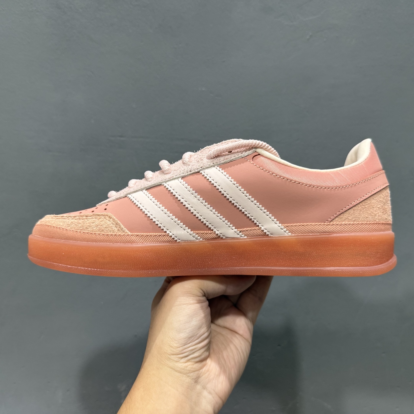 Bad Bunny x adidas originals GAZELLE INDOOR 红棕色 JS5052