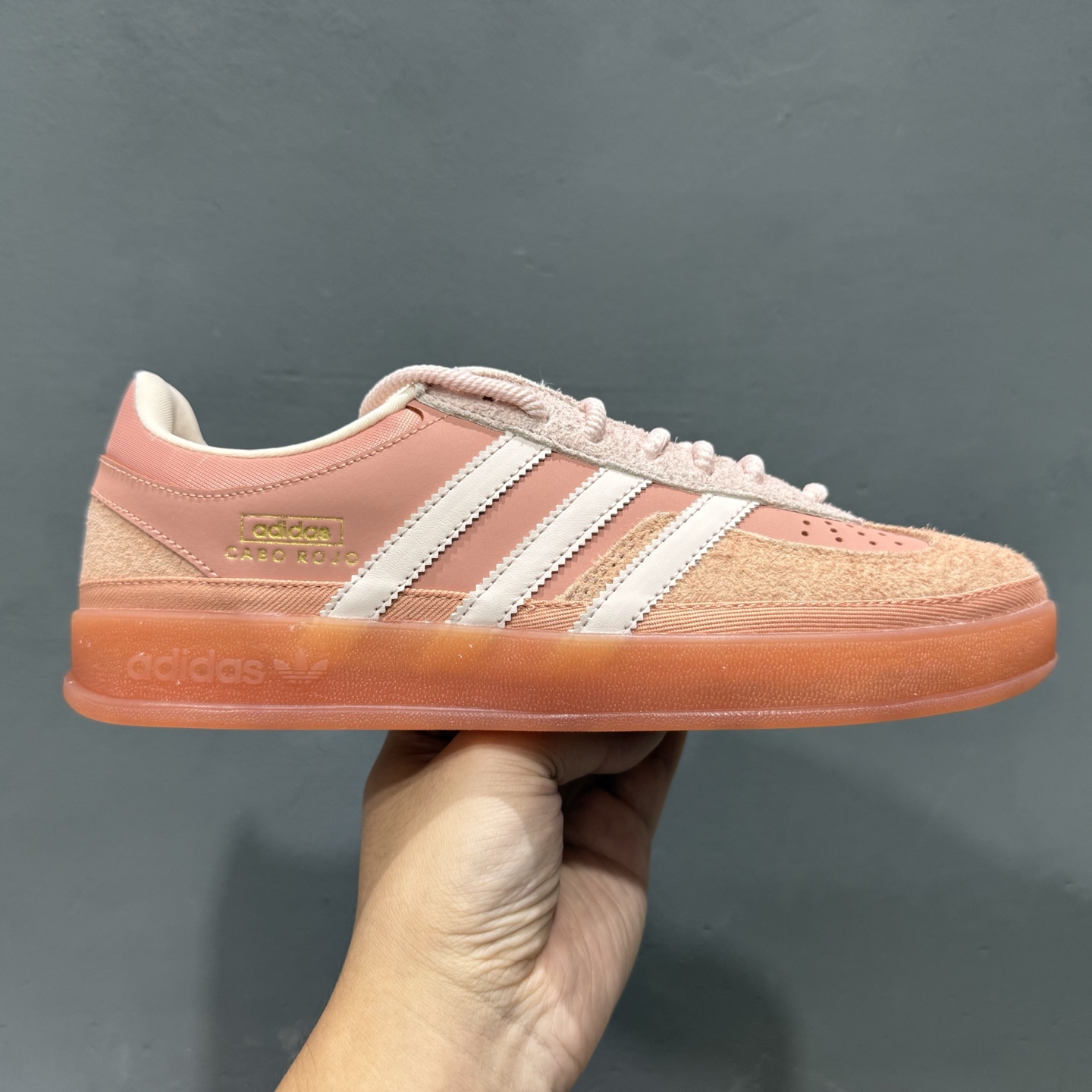 Bad Bunny x adidas originals GAZELLE INDOOR 红棕色 JS5052
