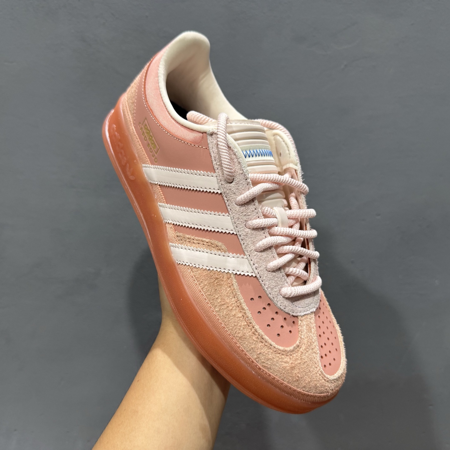 Bad Bunny x adidas originals GAZELLE INDOOR 红棕色 JS5052
