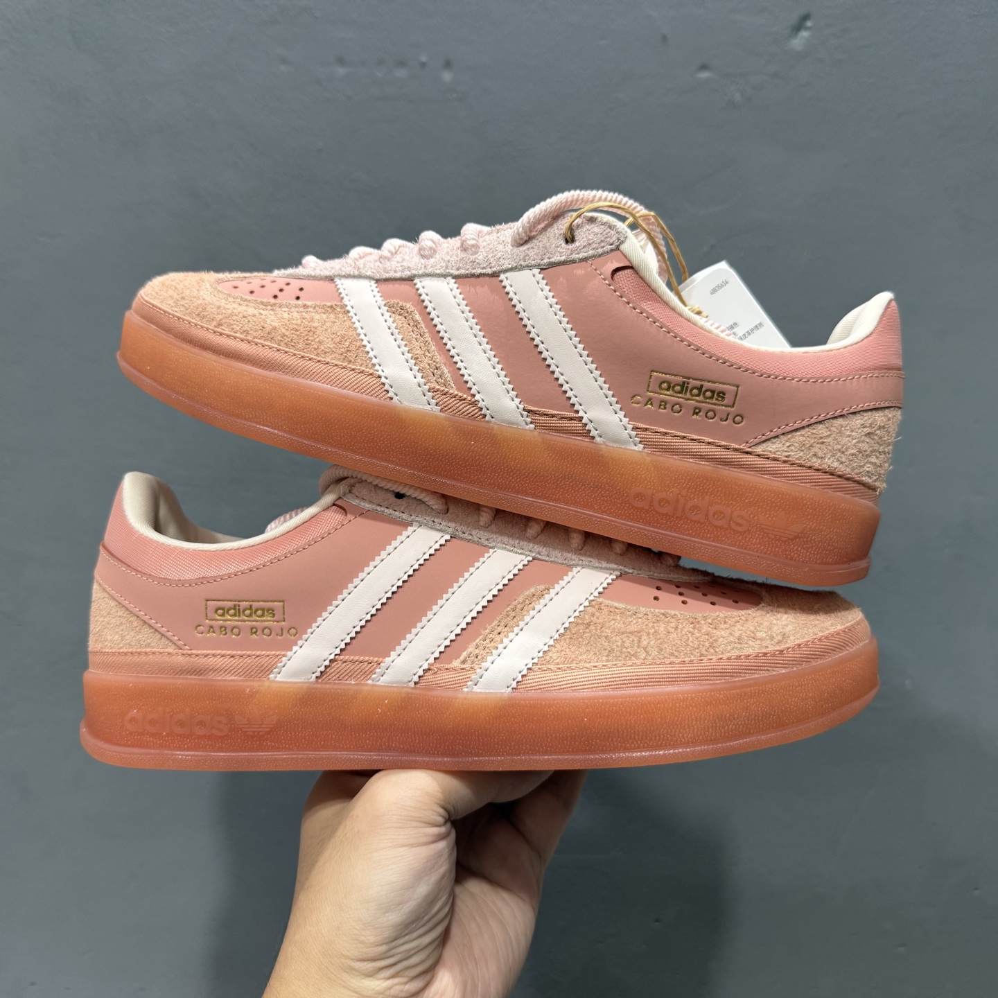 Bad Bunny x adidas originals GAZELLE INDOOR 红棕色 JS5052