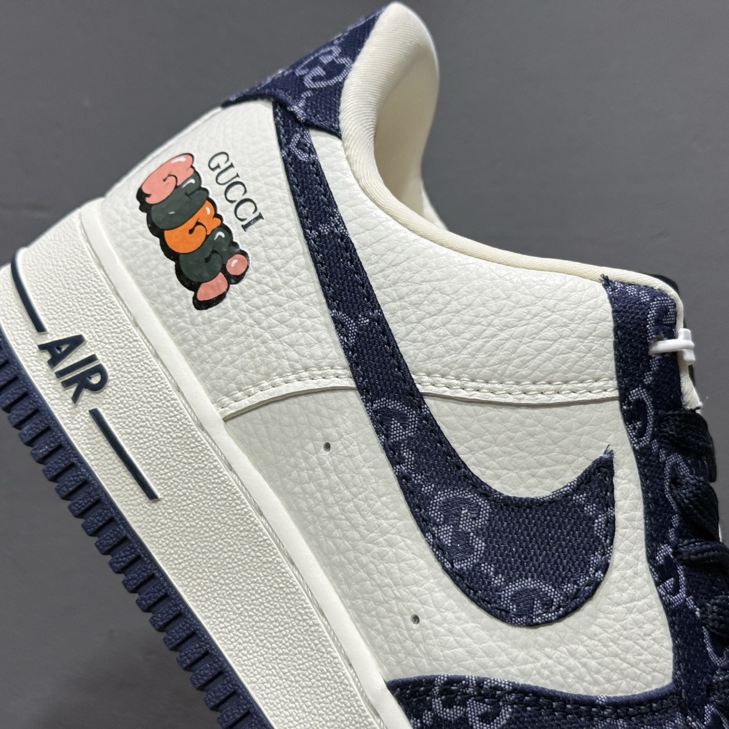 ￥260 Nike Air Force 1'07 Low 古驰联名 藏蓝牛仔 空军一号低帮休闲板鞋 SC0601-569