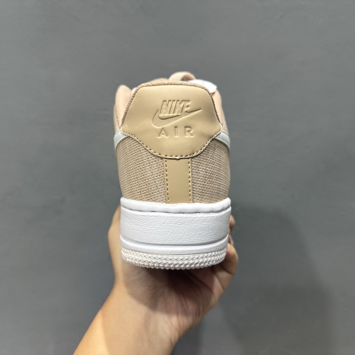 Nike Air Force 1'07 Low 飞织卡其色 空军一号低帮休闲板鞋 CI0051-299