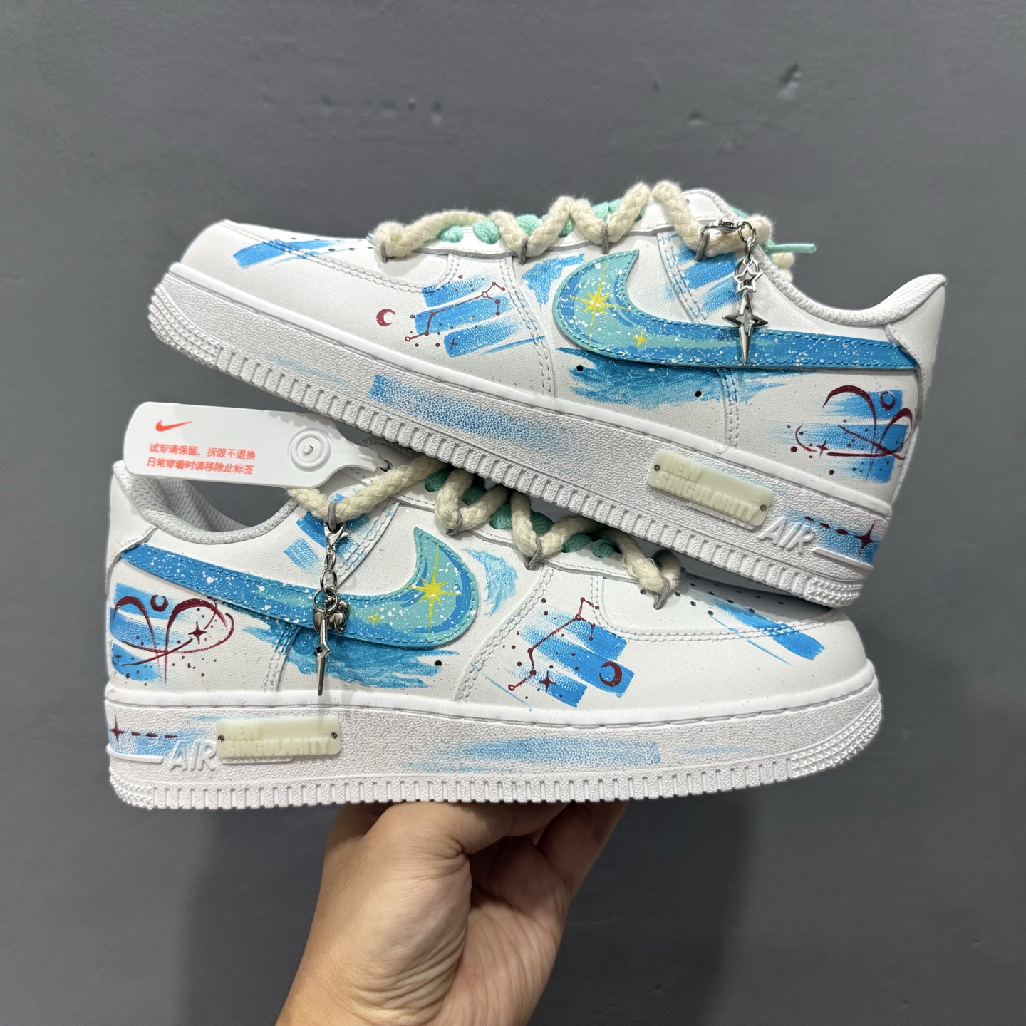 Nike Air Force 1'07 Low ”Aries” 手绘涂鸦十二星座系列 白羊座 空军一号低帮休闲板鞋