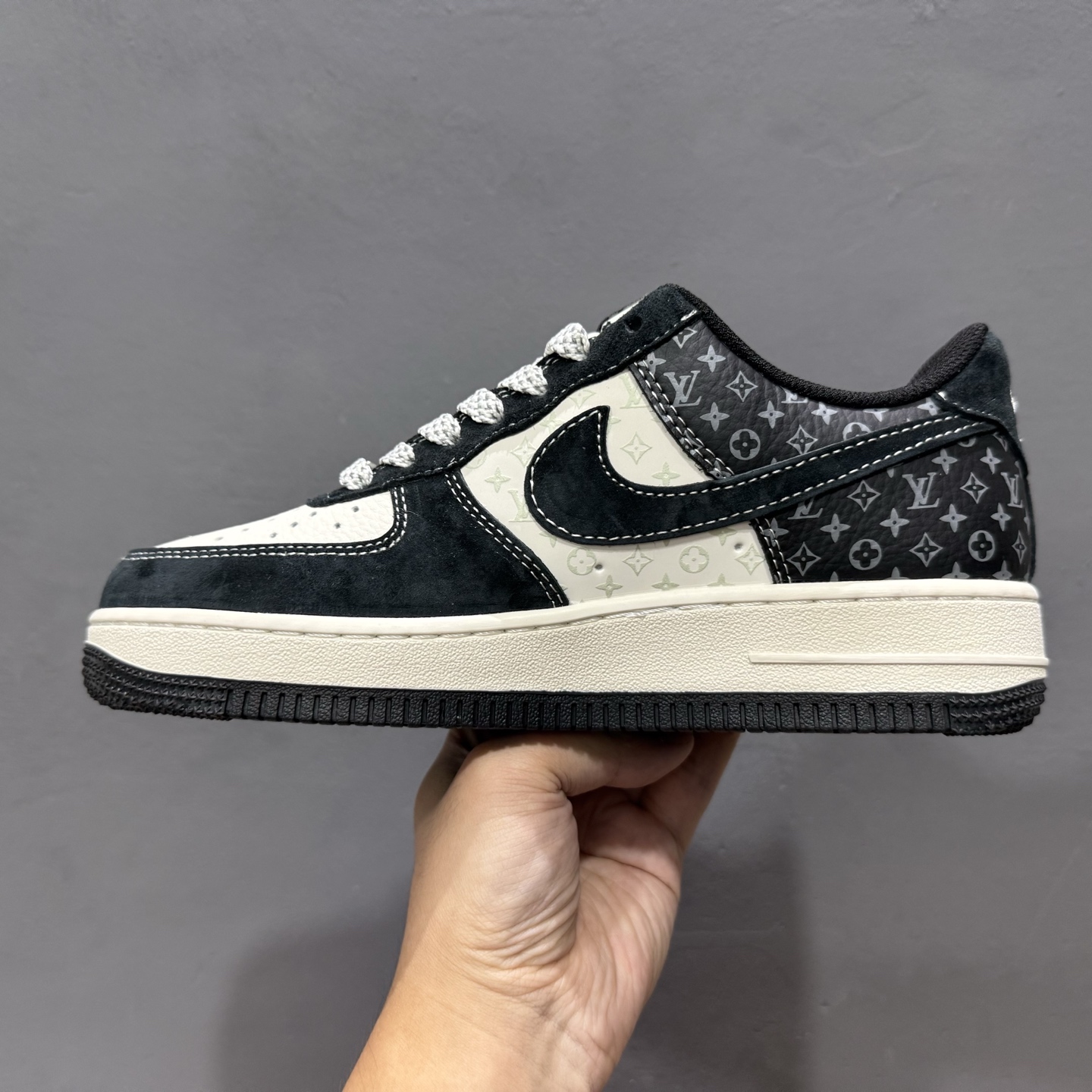 独家实拍Nike Air Force 1‘07 Low LV联名 缝织标印花 空军一号低帮休闲板鞋 CX5050-Y10