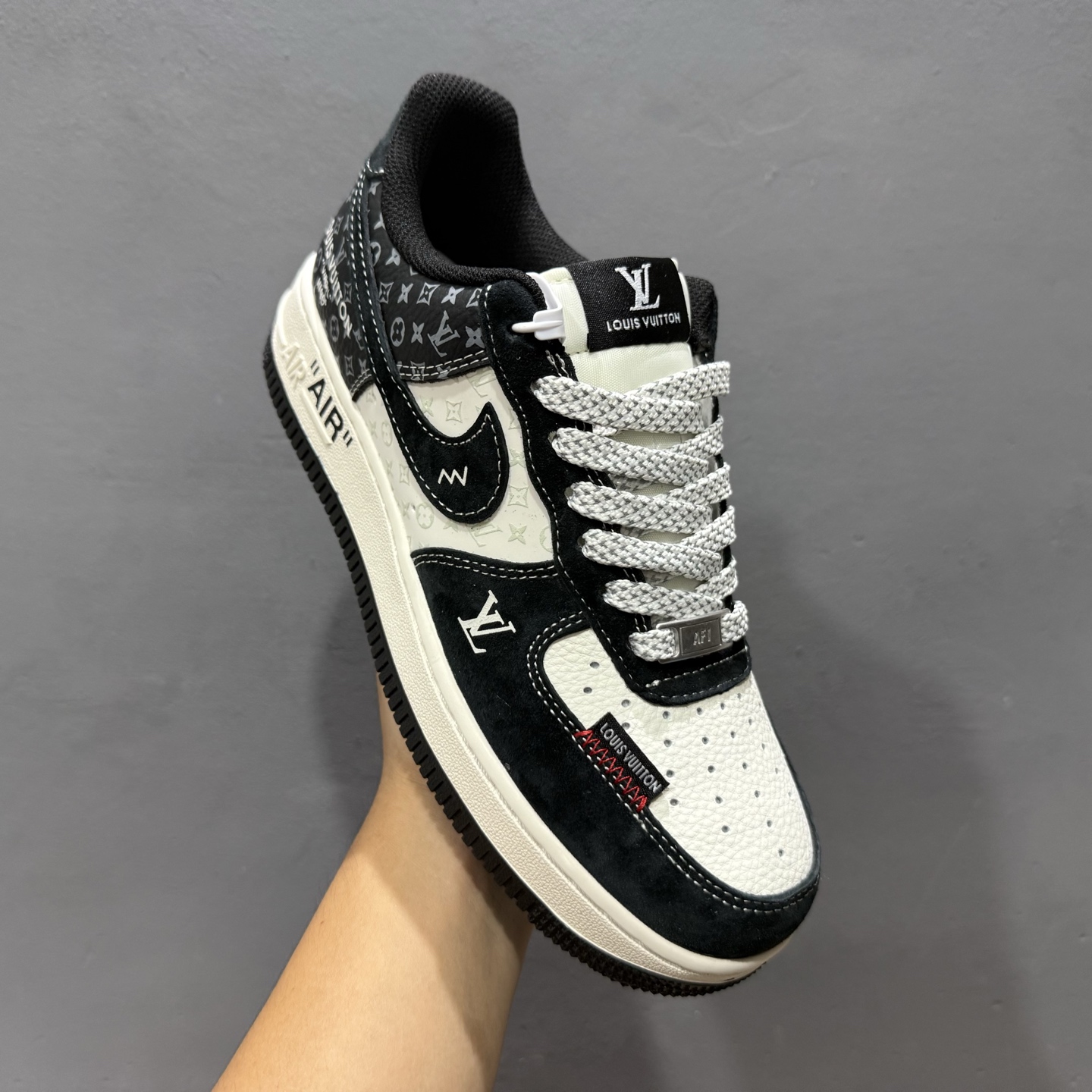 独家实拍Nike Air Force 1‘07 Low LV联名 缝织标印花 空军一号低帮休闲板鞋 CX5050-Y10