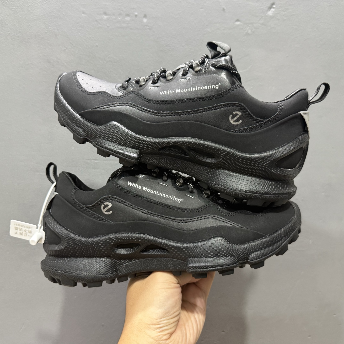 ECCO爱步老爹鞋男士夏季新款 全头层百搭潮流户外运动鞋 837594