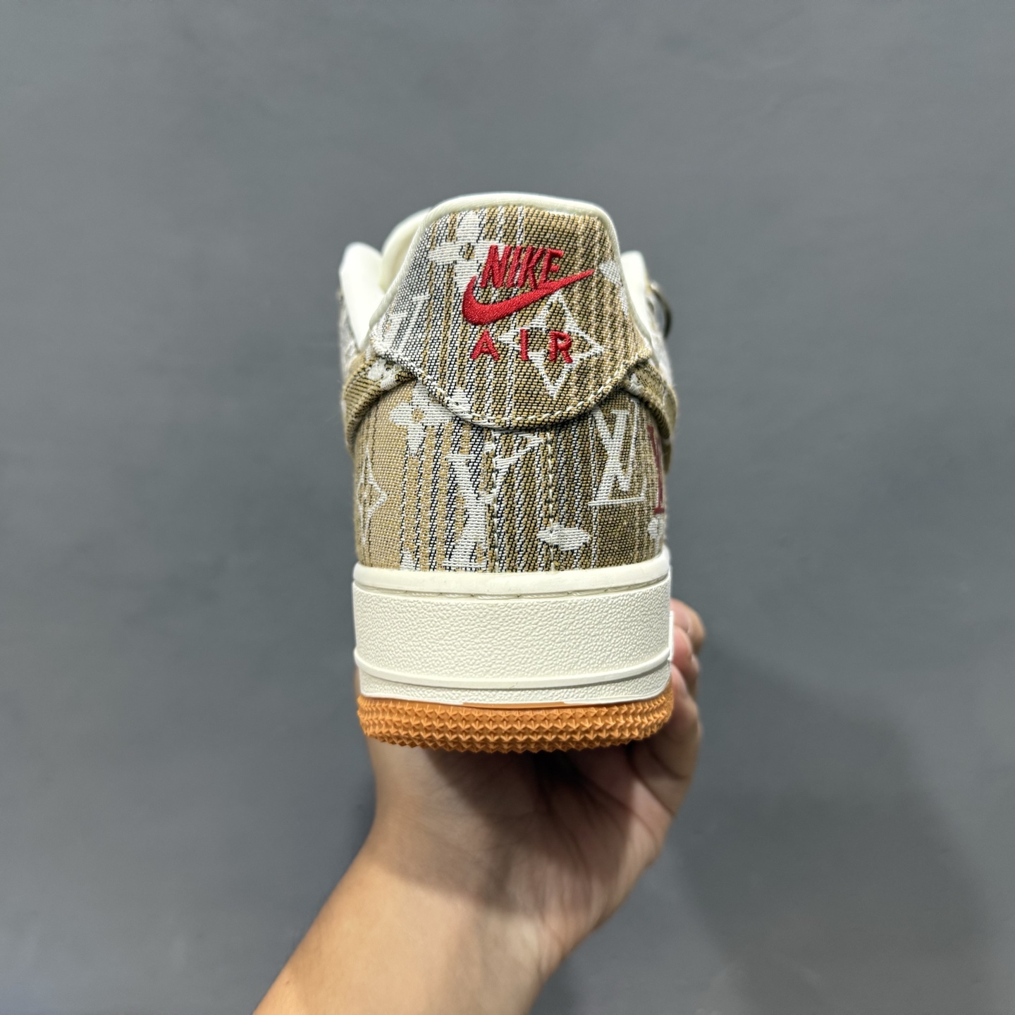 Nike Air Force 1'07 Low LV联名 灰棕花布 空军一号低帮休闲板鞋 DF0188-076