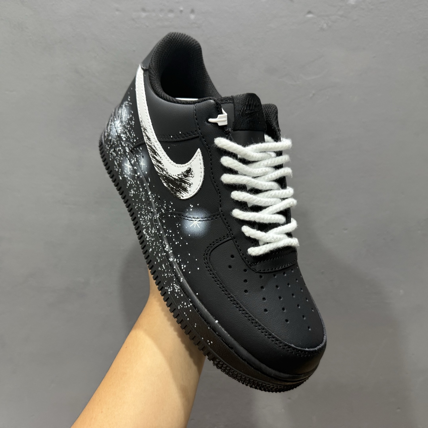 Nike Air Force 1'07 Low 二次元主题 黑色空间 空军一号低帮休闲板鞋 ZH0316-101