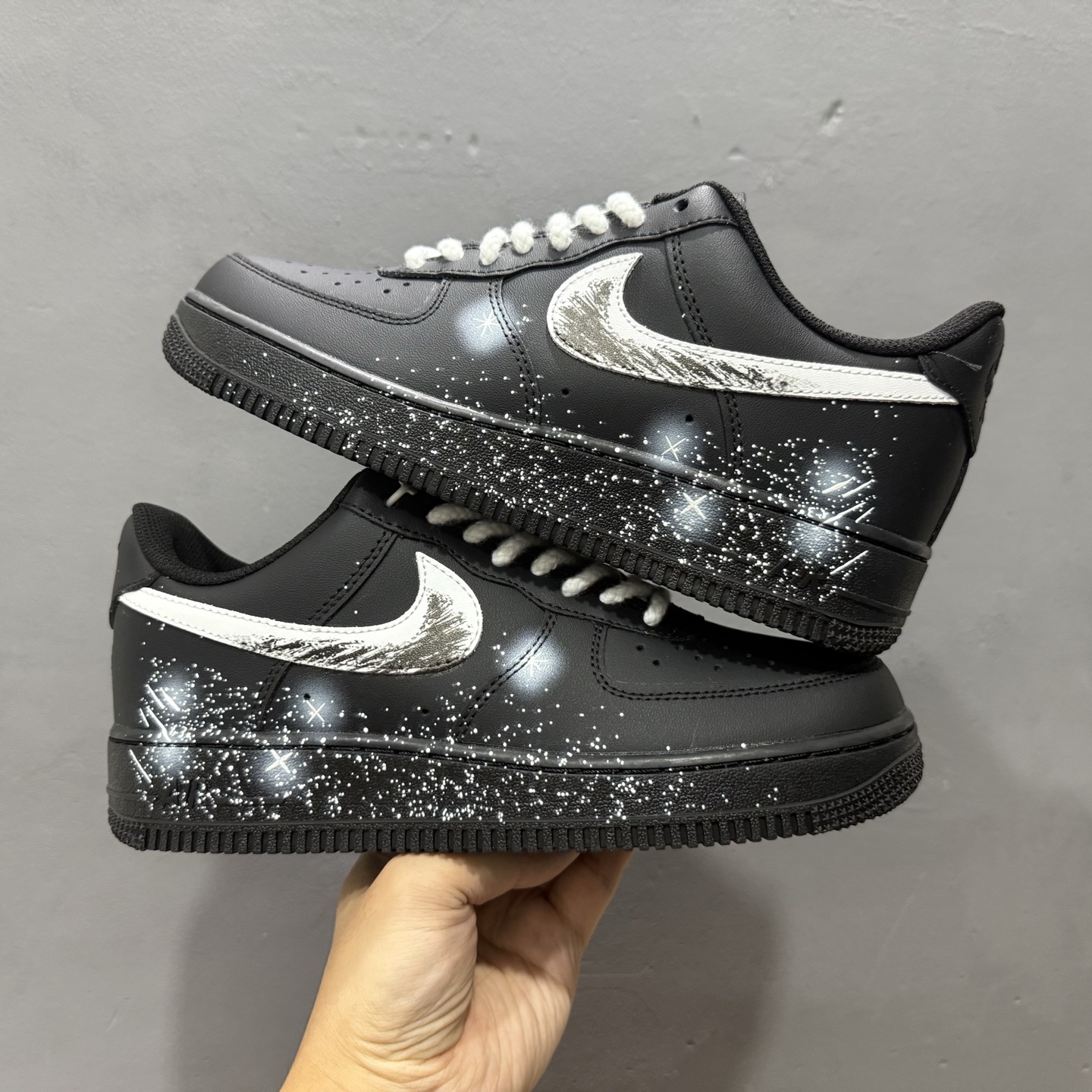 Nike Air Force 1'07 Low 二次元主题 黑色空间 空军一号低帮休闲板鞋 ZH0316-101