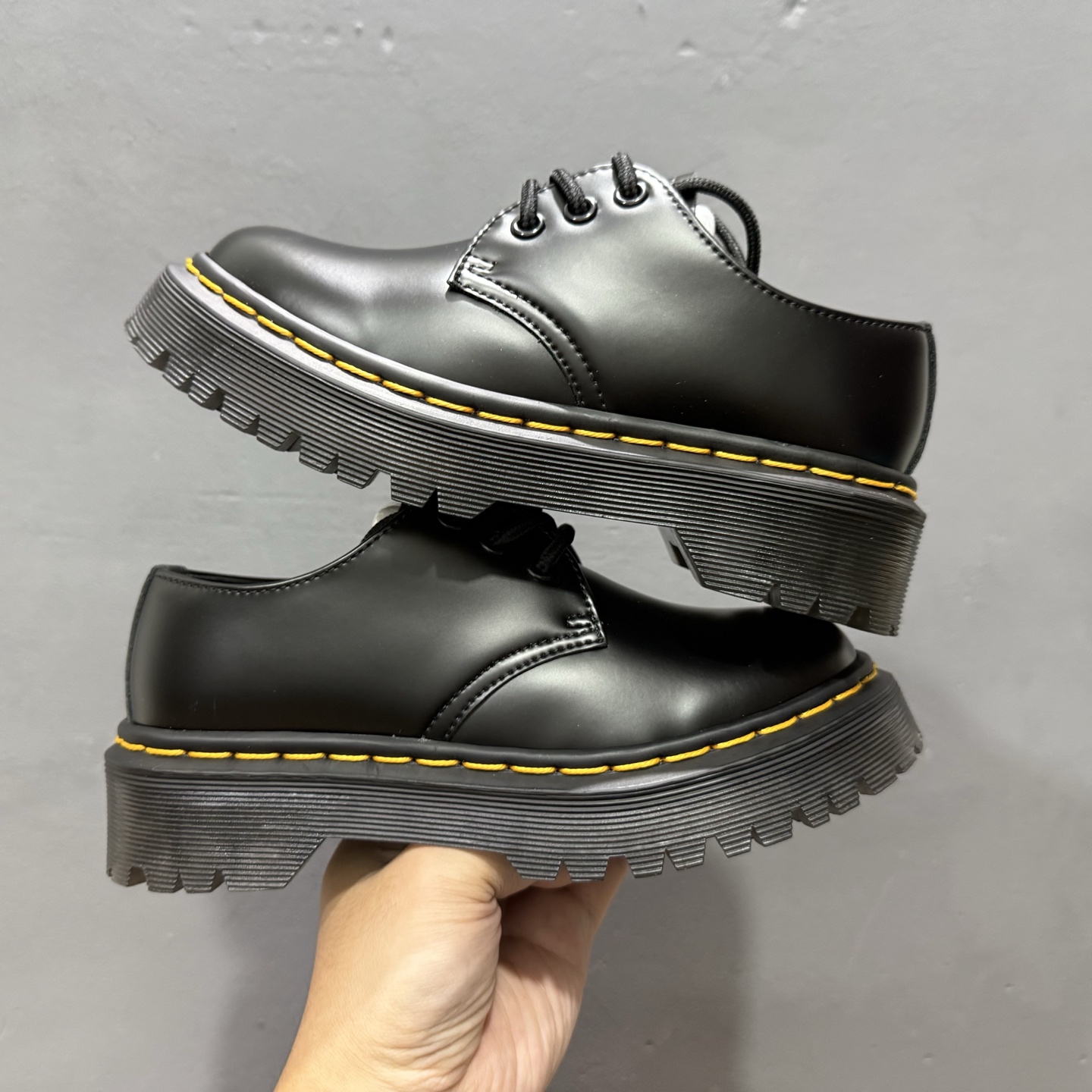 Dr.Martens 马汀博士1461经典低帮亮面系带生活休闲鞋马丁靴