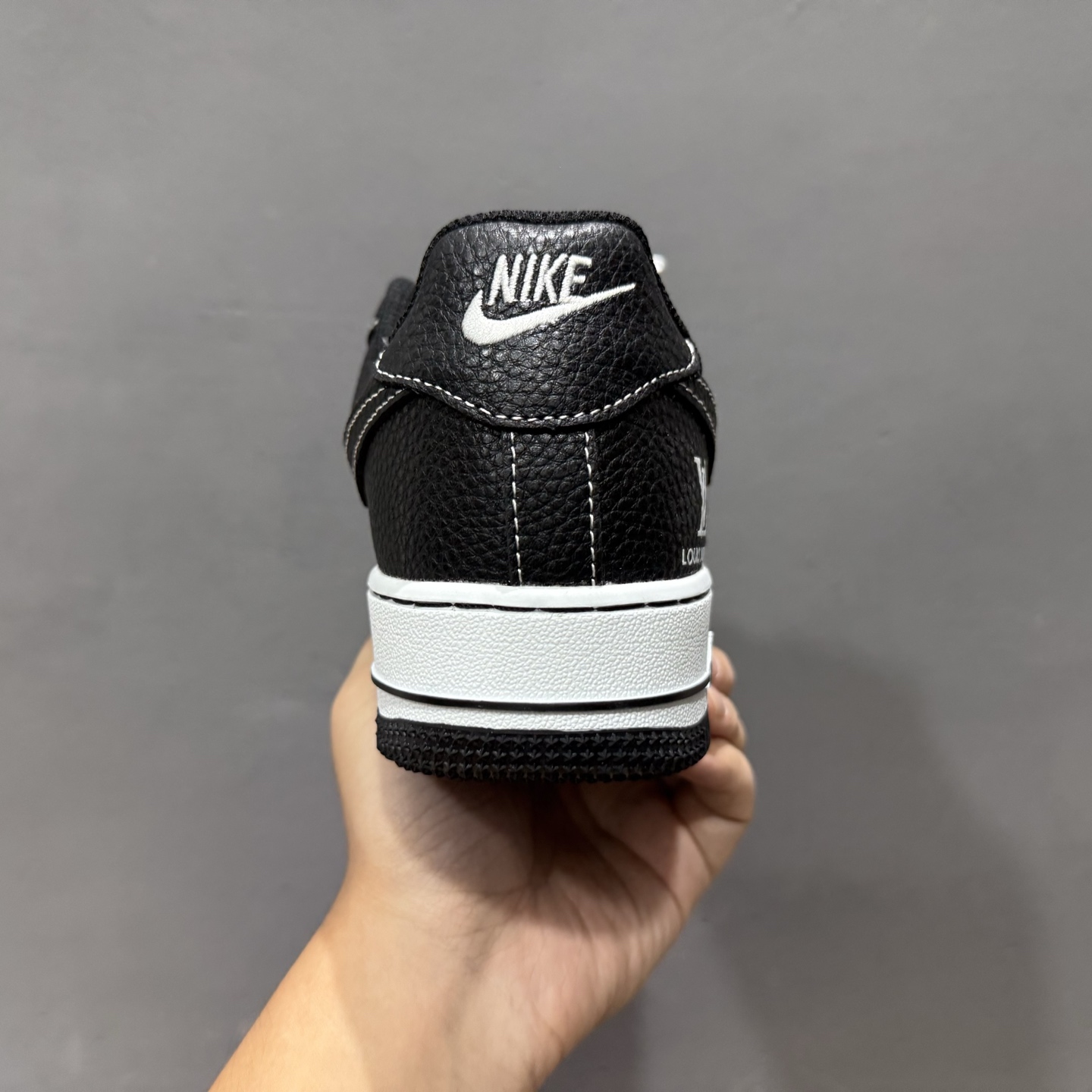 Nike Air Force 1'07 Low LV联名 方格黑荔纹 空军一号低帮休闲板鞋 CZ3986-001