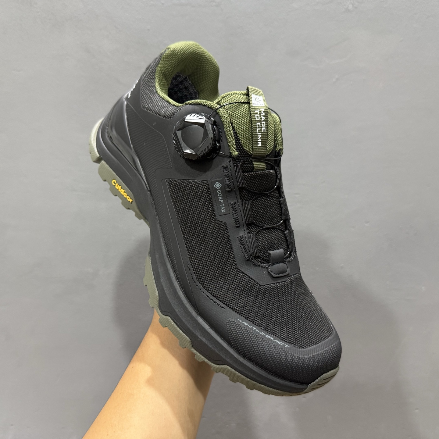凯乐石KAILAS GTX BOA 户外运动 防滑耐磨防水 低帮 登山徒步鞋 男款
