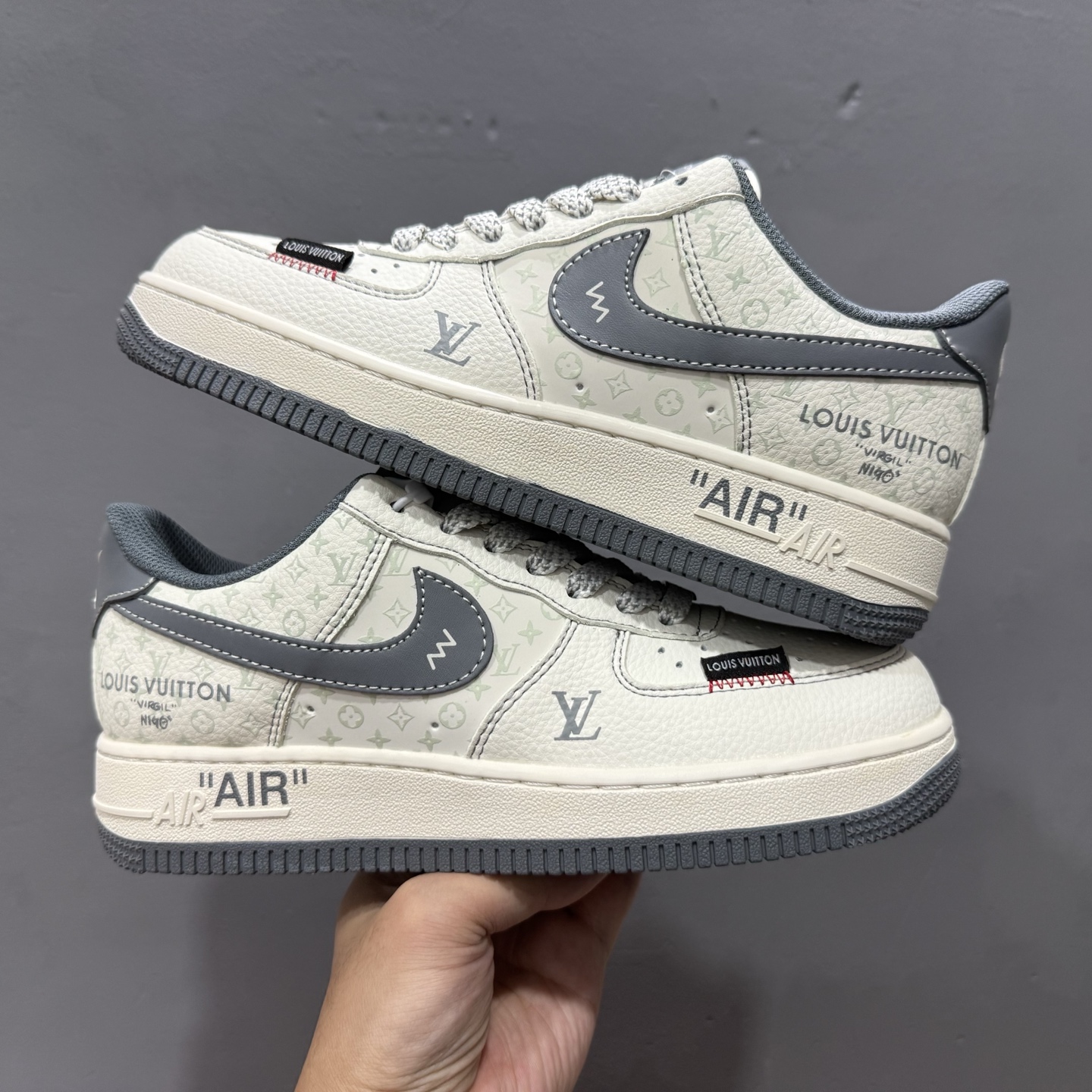 Nike Air Force 1'07 Low LV联名 米黑织标 空军一号低帮休闲板鞋 CX5050-Y08