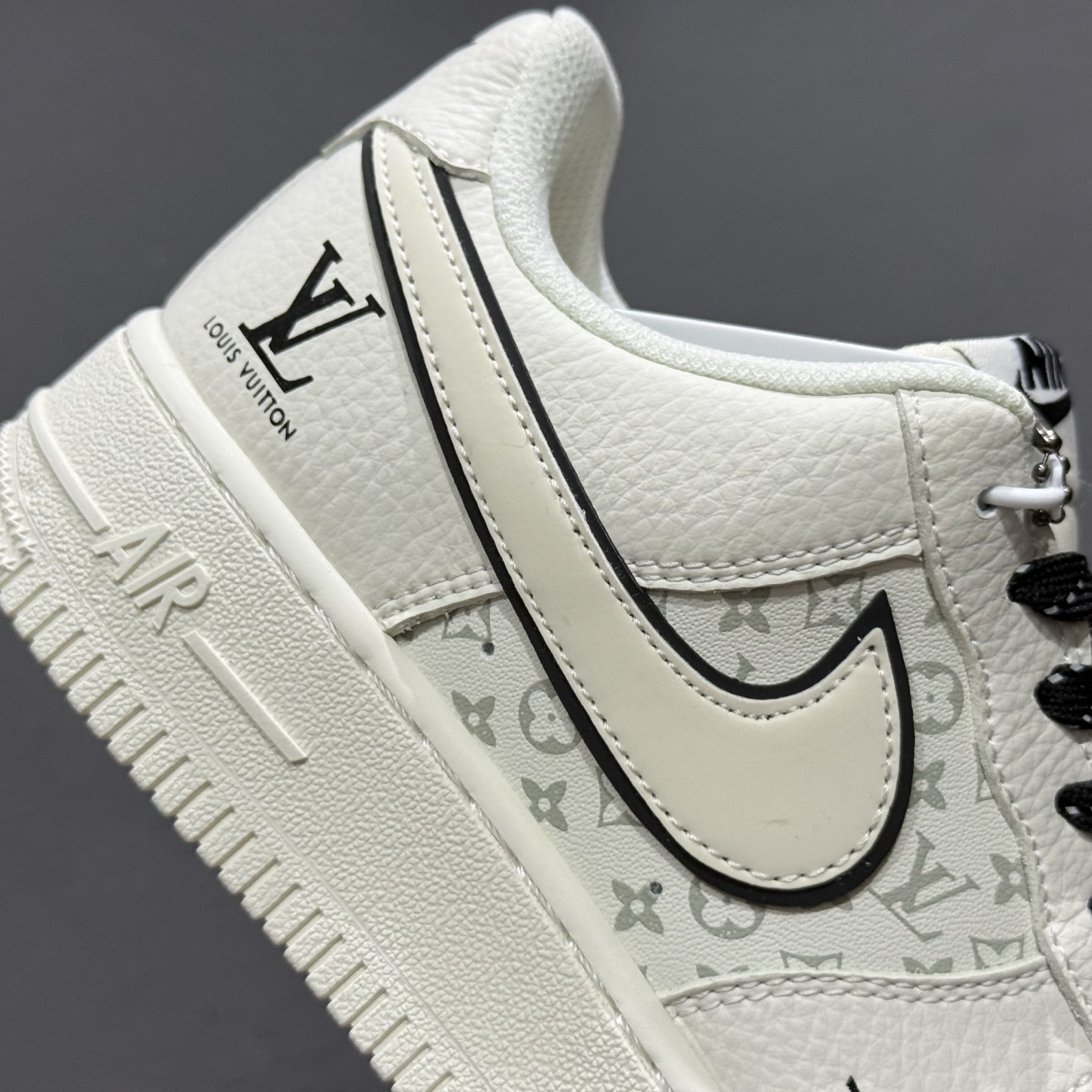 Nike Air Force 1'07 Low LV联名 米白小黑勾 空军一号低帮休闲板鞋 CS5288-035