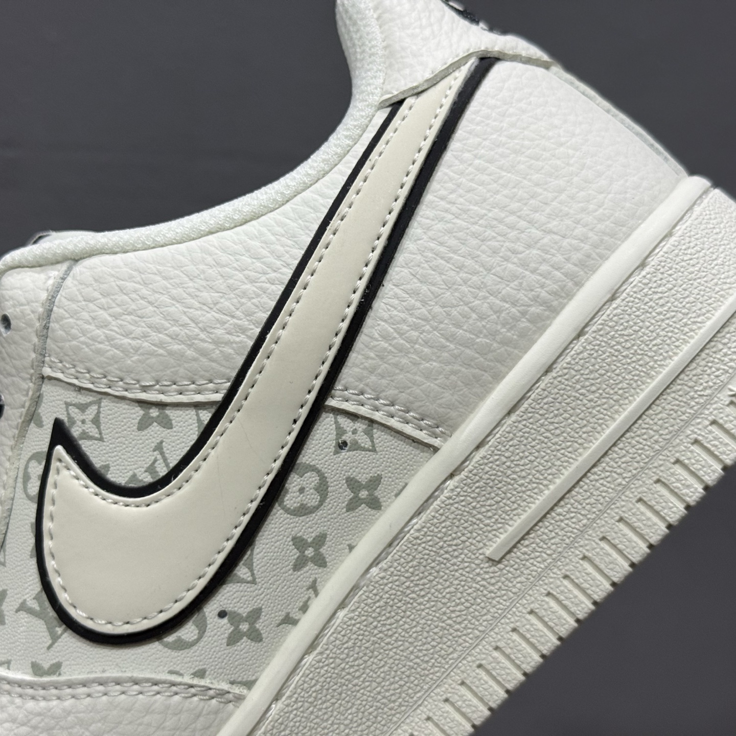 Nike Air Force 1'07 Low LV联名 米白小黑勾 空军一号低帮休闲板鞋 CS5288-035