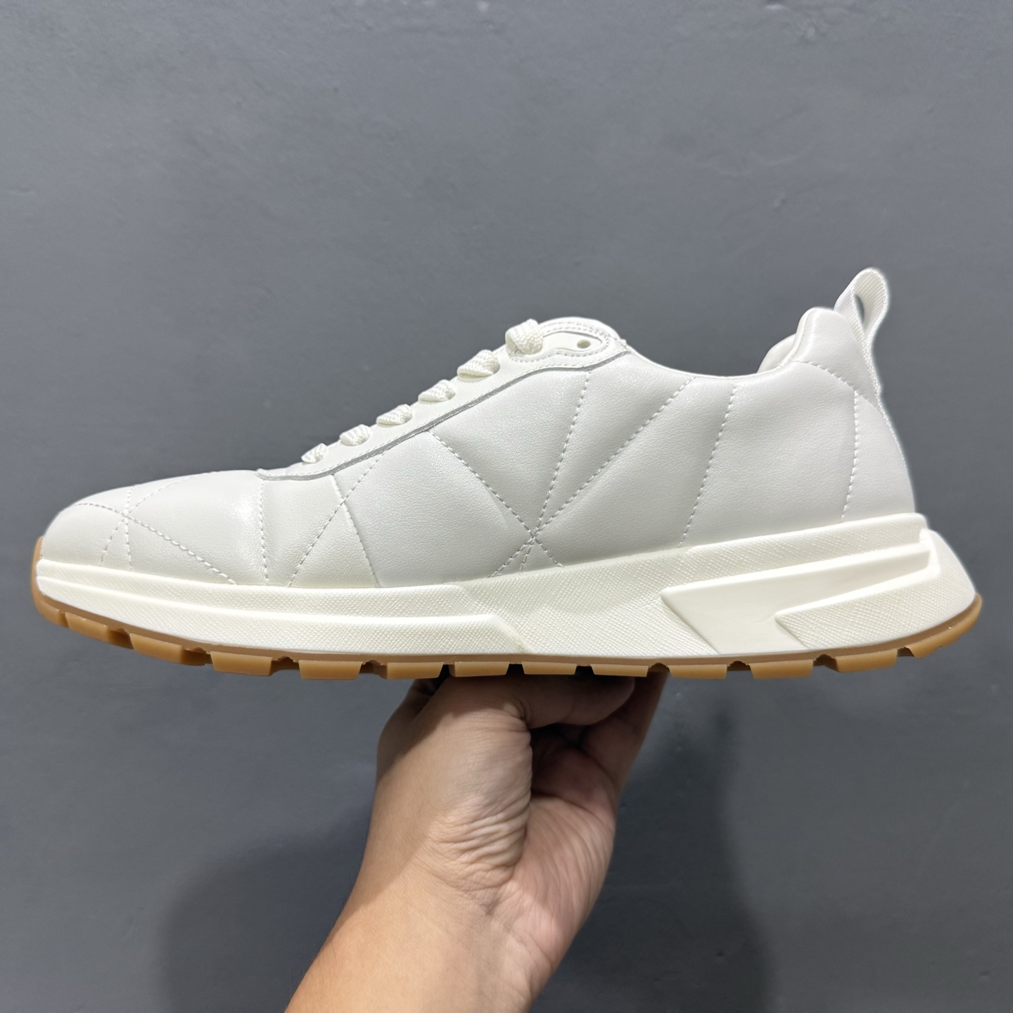 新货#PRADA普拉达 厚底徽标系带运动休闲男鞋系列