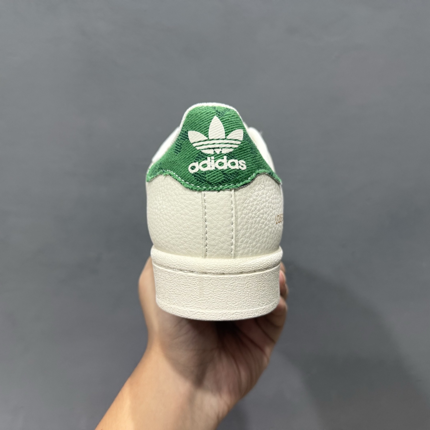 ＃纯原 CLOT x AD Originals #贝壳头LV联名限定 贴合柔软皮料白绿配色