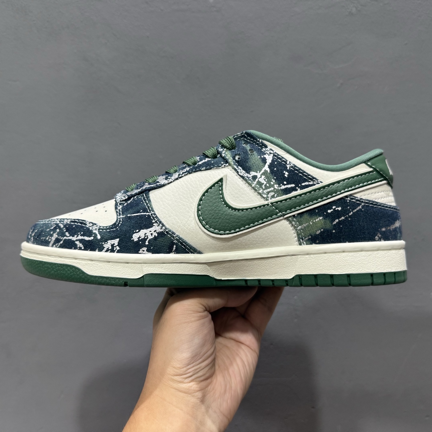 Nike SB Dunk Low BAPE联名 白军绿 周年高端定制 低帮休闲板鞋 SC0601-465