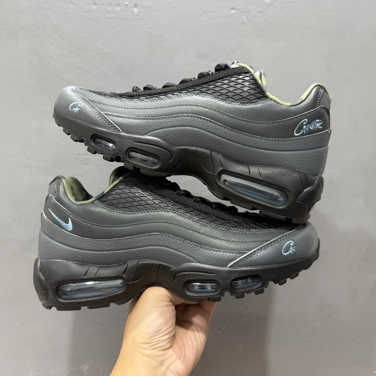 口碑神作 Corteiz x Nike Air Max 95 ”Pink Beam”黑粉 FB2709-001