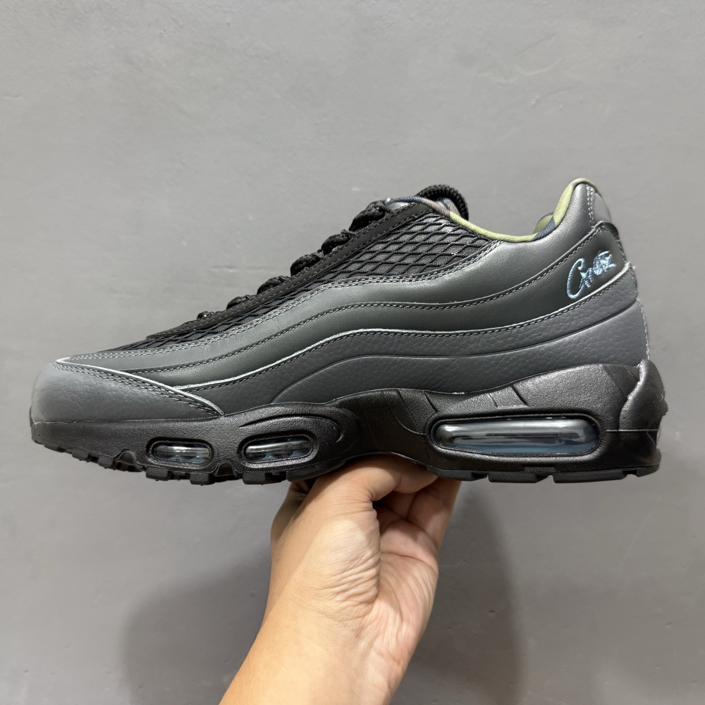 口碑神作 Corteiz x Nike Air Max 95 ”Pink Beam”黑粉 FB2709-001