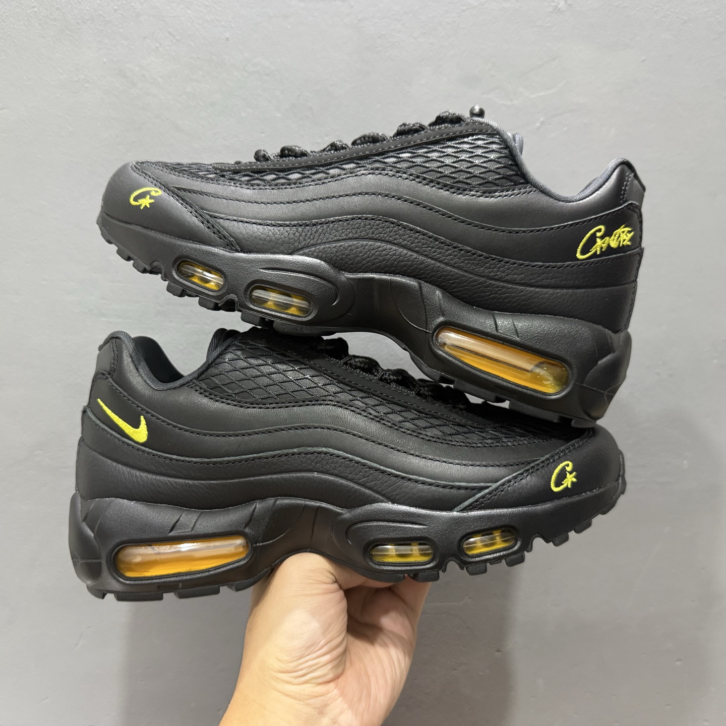 口碑神作 Corteiz x Nike Air Max 95 ”Pink Beam”黑粉 FB2709-003