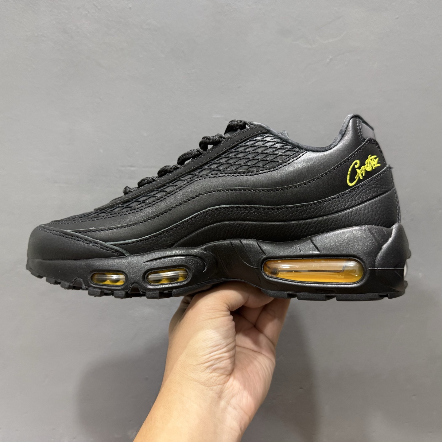 口碑神作 Corteiz x Nike Air Max 95 ”Pink Beam”黑粉 FB2709-003