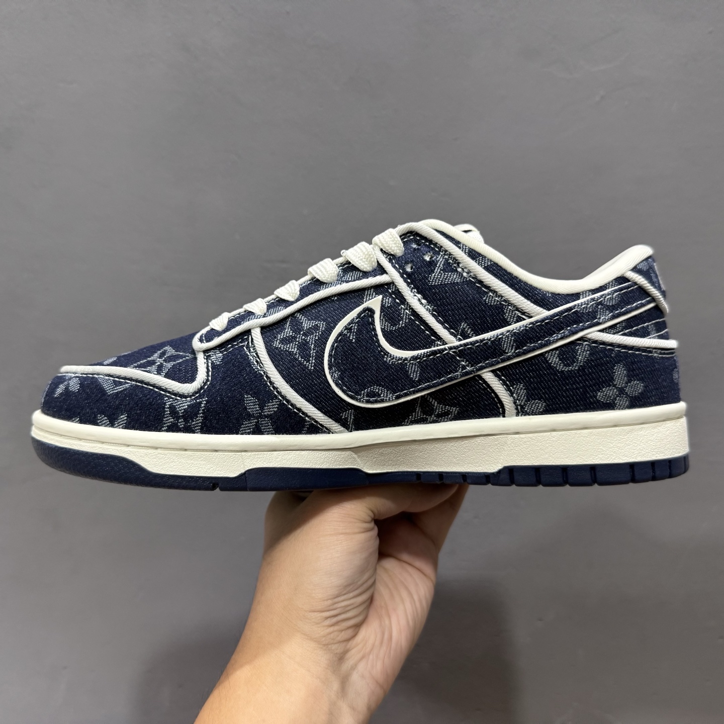 Nike SB Dunk Low LV联名 深蓝牛仔 高端定制 低帮休闲板鞋 SC0601-469