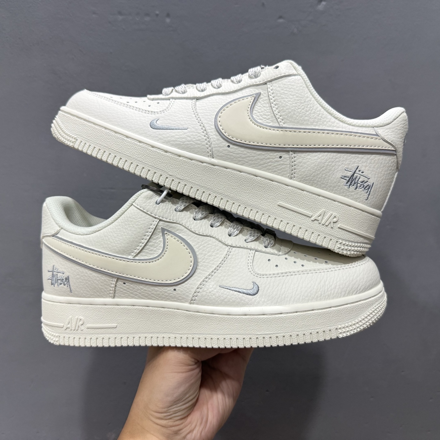 Nike Air Force 1'07 Low 斯图西联名 百搭米色 空军一号低帮休闲板鞋 CS5288-034