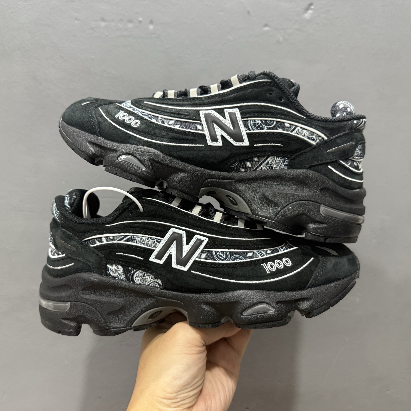 纯原 New Balance 1000系列 复古老爹风低帮休闲运动跑步鞋 M1000AP