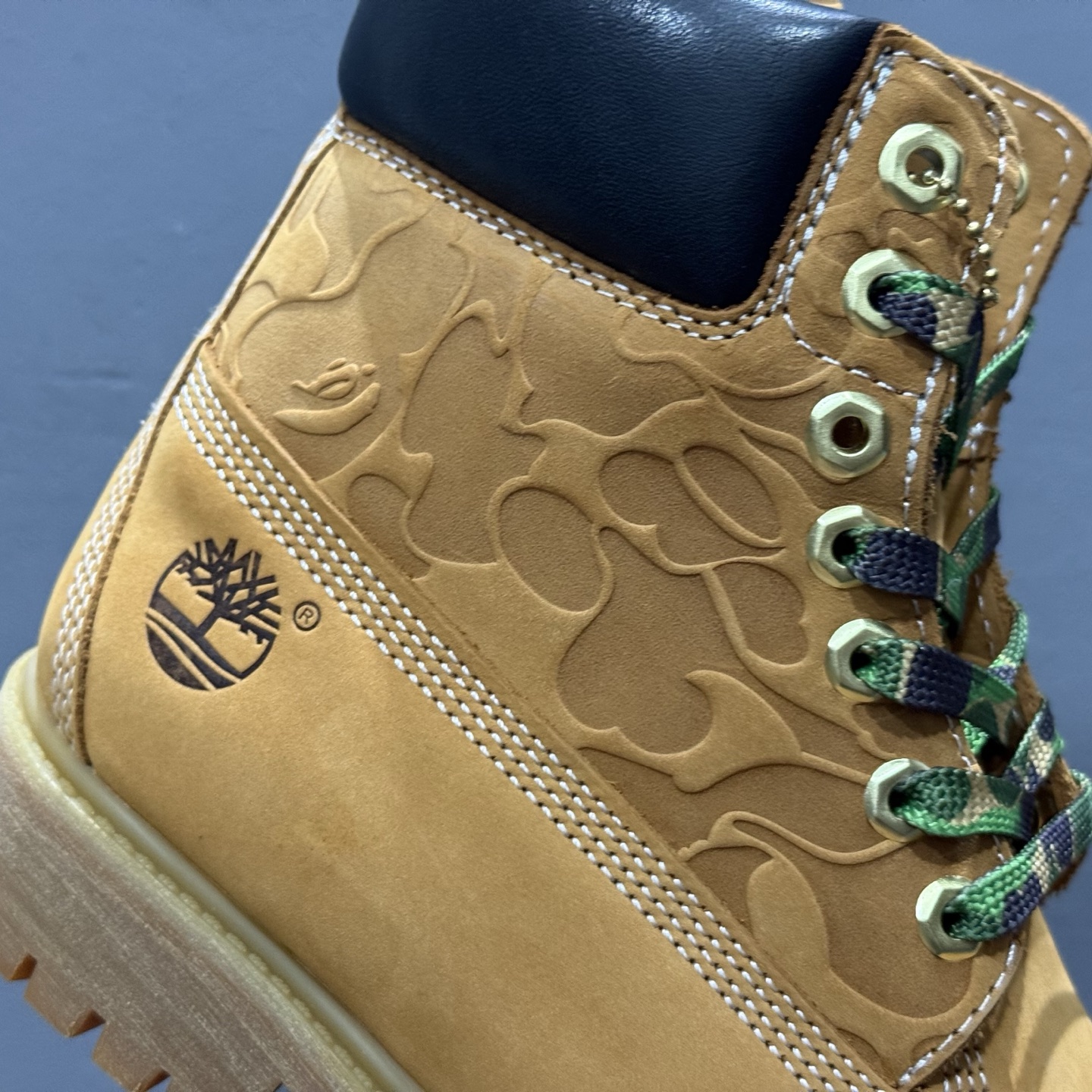 新货#原装渠道 联名 Timberland x Bape x Undefeated 添柏岚/天伯伦 猿人头 不败 三方联名限量款