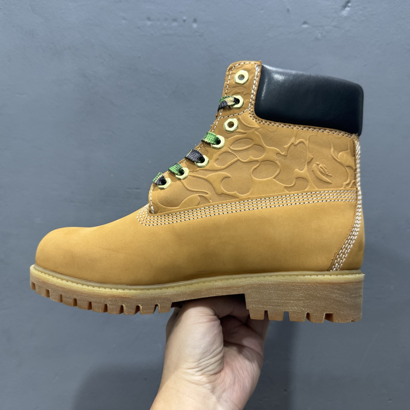 新货#原装渠道 联名 Timberland x Bape x Undefeated 添柏岚/天伯伦 猿人头 不败 三方联名限量款