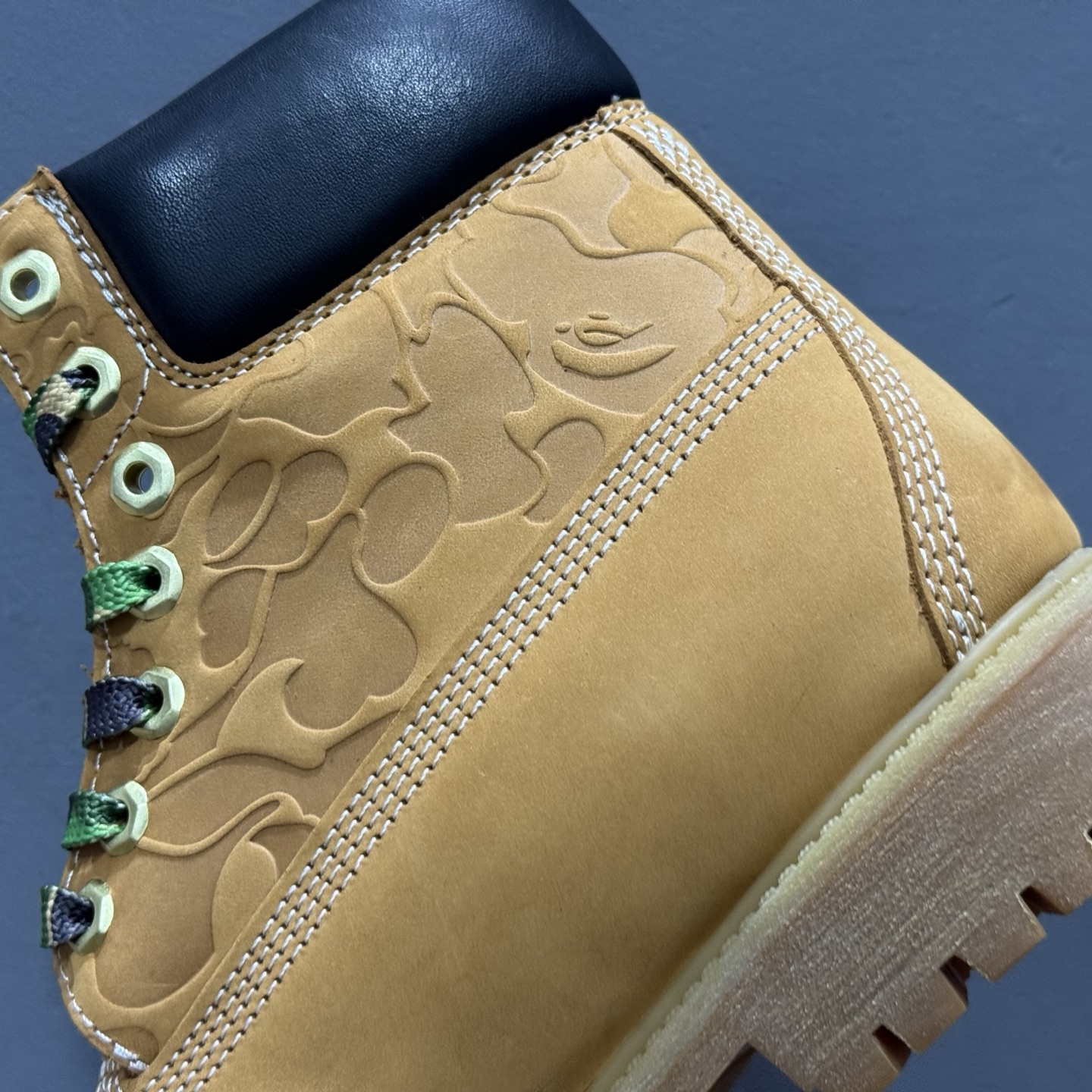 新货#原装渠道 联名 Timberland x Bape x Undefeated 添柏岚/天伯伦 猿人头 不败 三方联名限量款