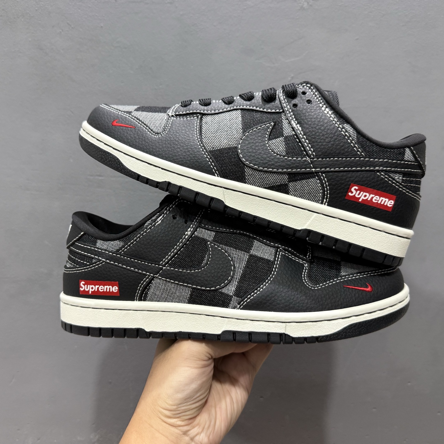 Nike SB Dunk Low Sup联名 黑灰格调 高端定制 低帮休闲板鞋 SC0601-462