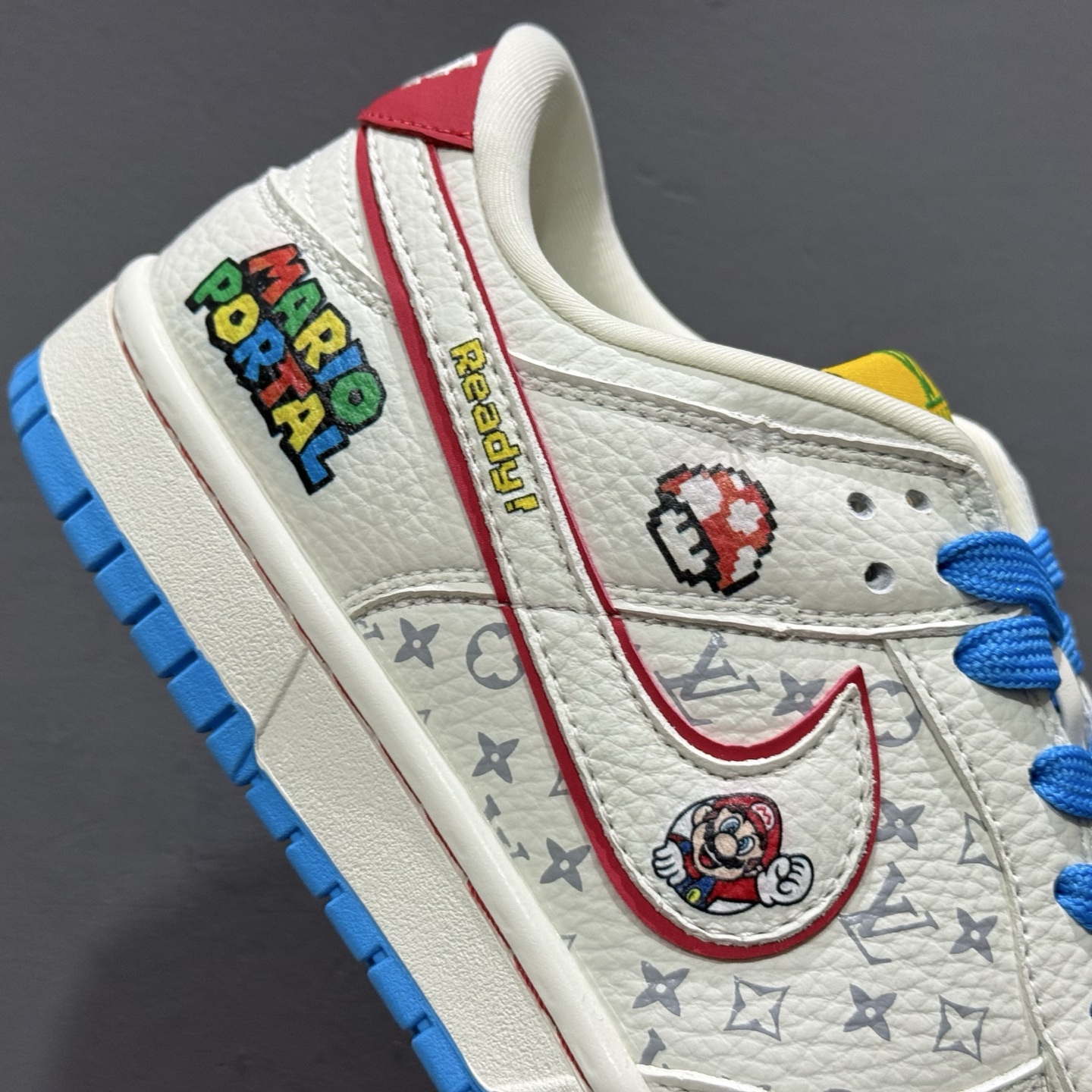 Nike SB Dunk Low 马里奥 三方联名 高端定制 低帮休闲板鞋 SC0601-472