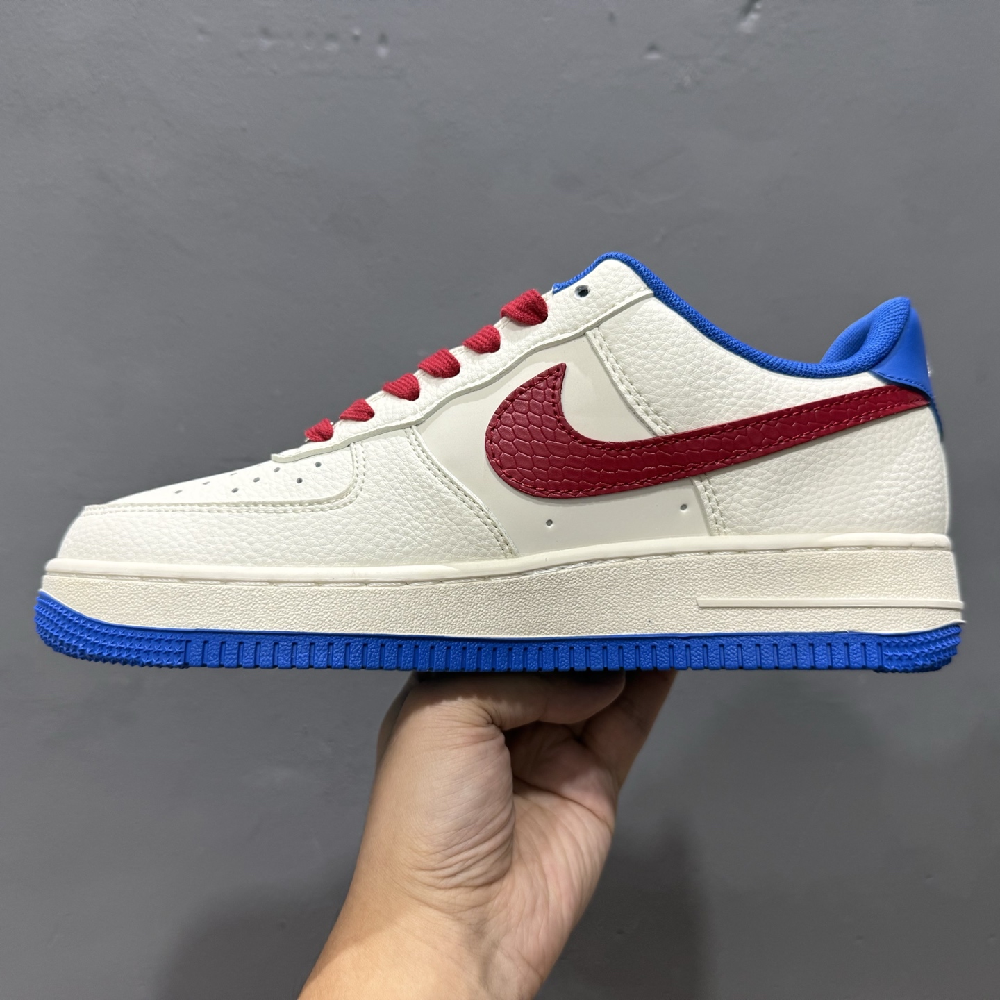 Nike Air Force 1'07 Low NBA联名 快船米蓝红 空军一号低帮休闲板鞋 QW5606-274