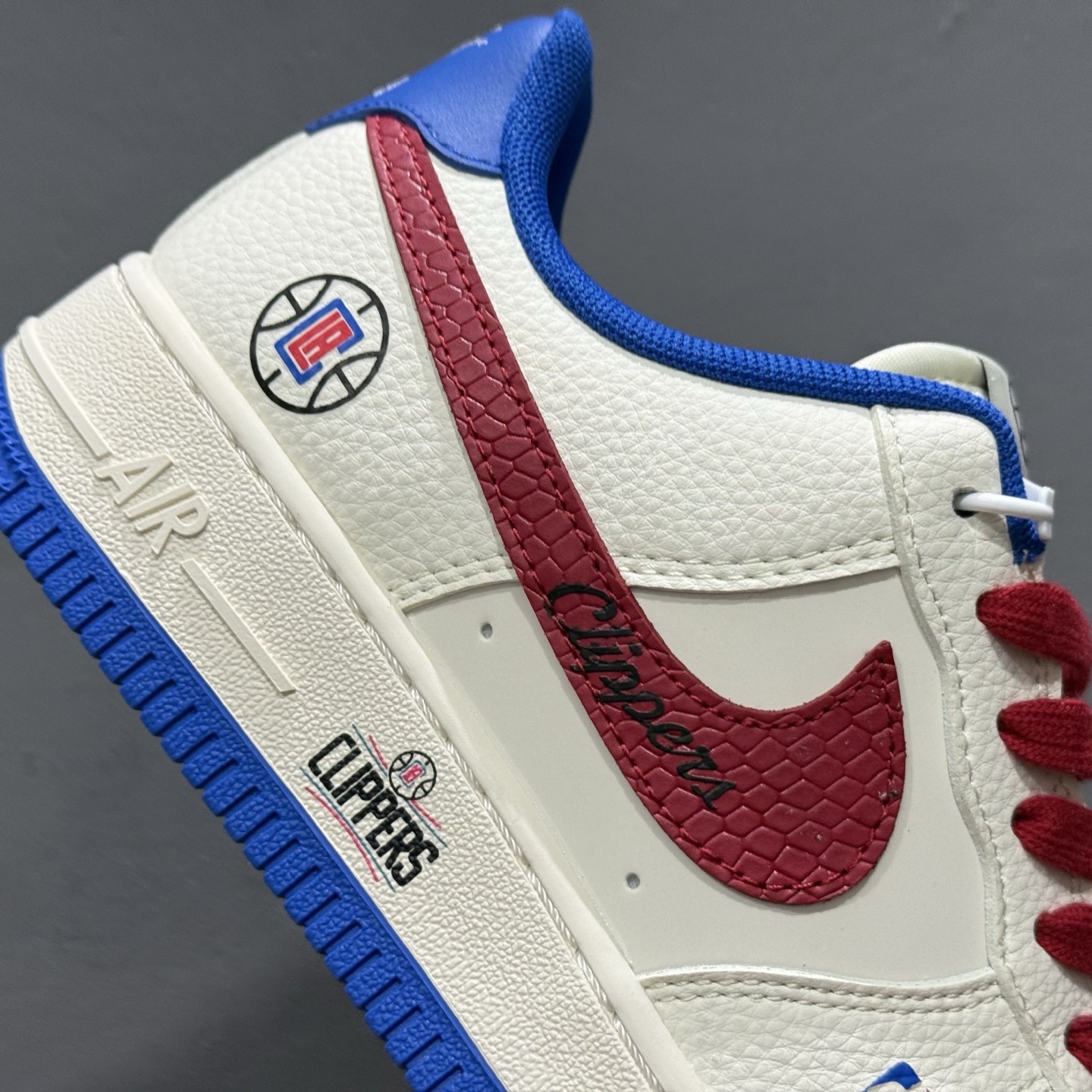 Nike Air Force 1'07 Low NBA联名 快船米蓝红 空军一号低帮休闲板鞋 QW5606-274