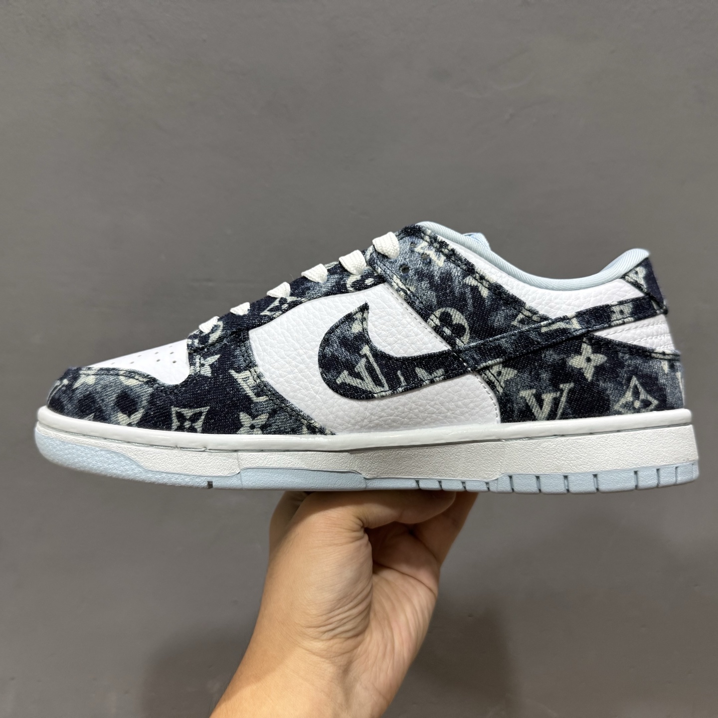 Nike SB Dunk Low LV联名 扎染牛仔 周年高端定制 低帮休闲板鞋 SC0601-475
