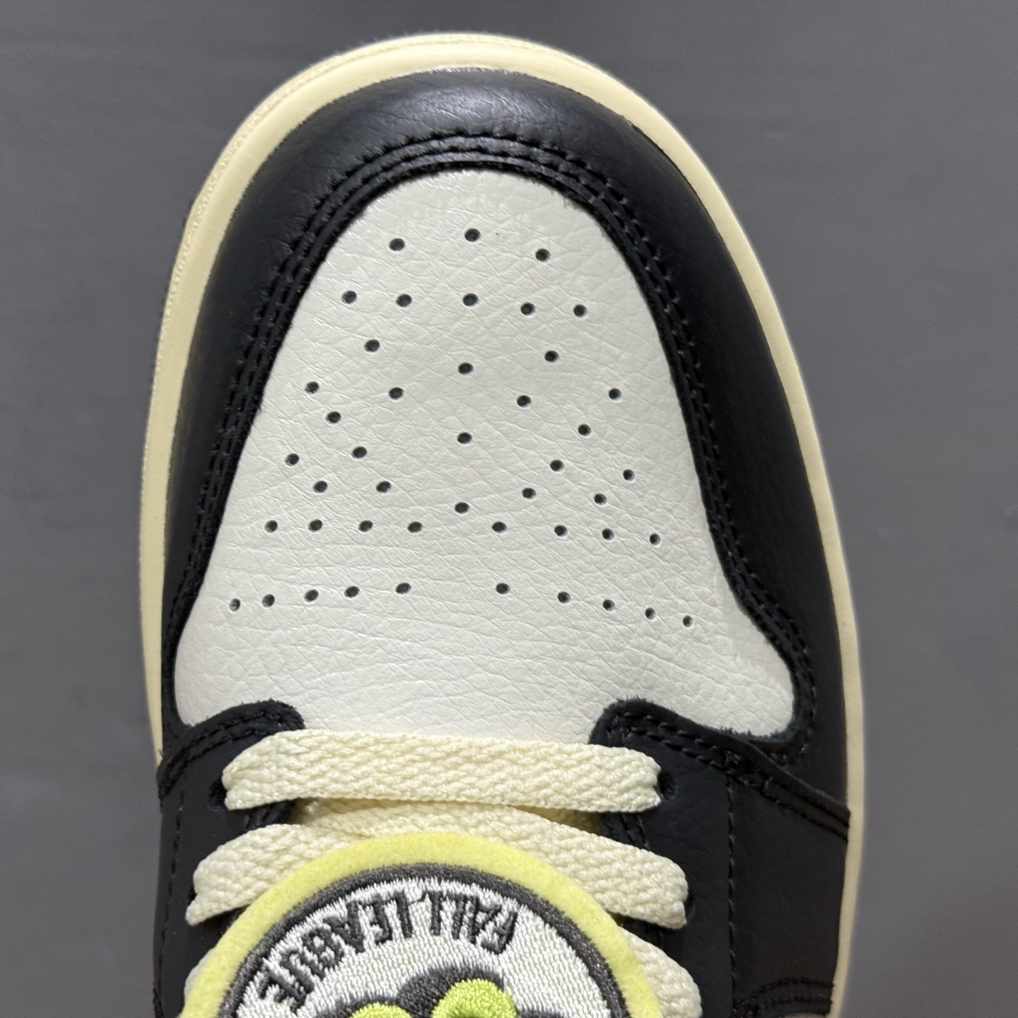 原装裸鞋级 市面最高工艺产物 Air Jordan 1 Low黑绿撞色 HQ3009-003