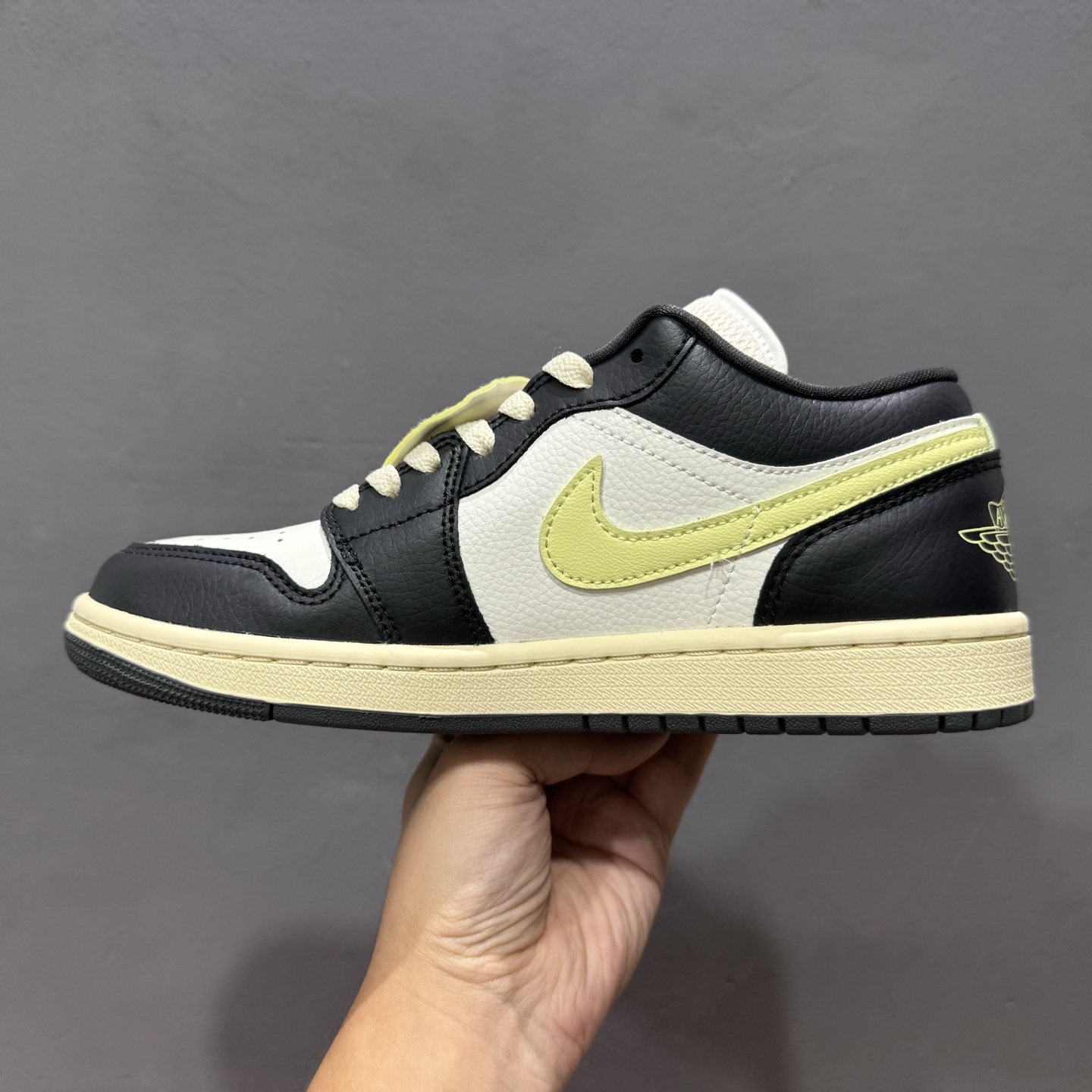 原装裸鞋级 市面最高工艺产物 Air Jordan 1 Low黑绿撞色 HQ3009-003