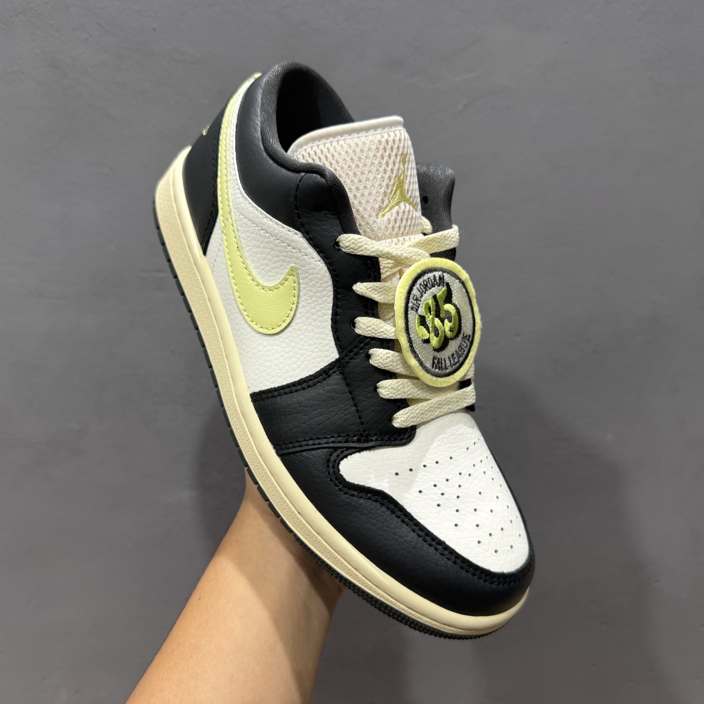 原装裸鞋级 市面最高工艺产物 Air Jordan 1 Low黑绿撞色 HQ3009-003