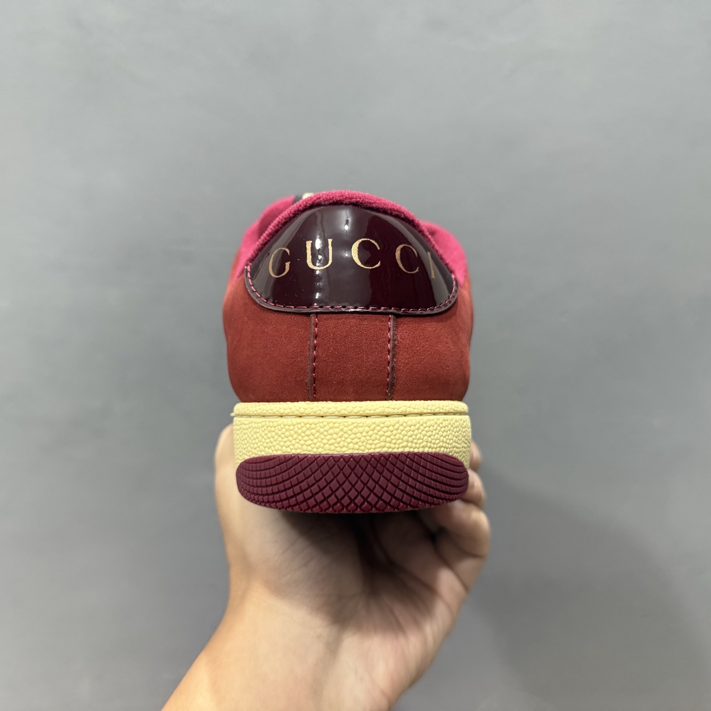 Gucci 古驰 Screener 运动休闲时装奢侈品系列 GG珐琅扣 擦脏做旧小脏鞋