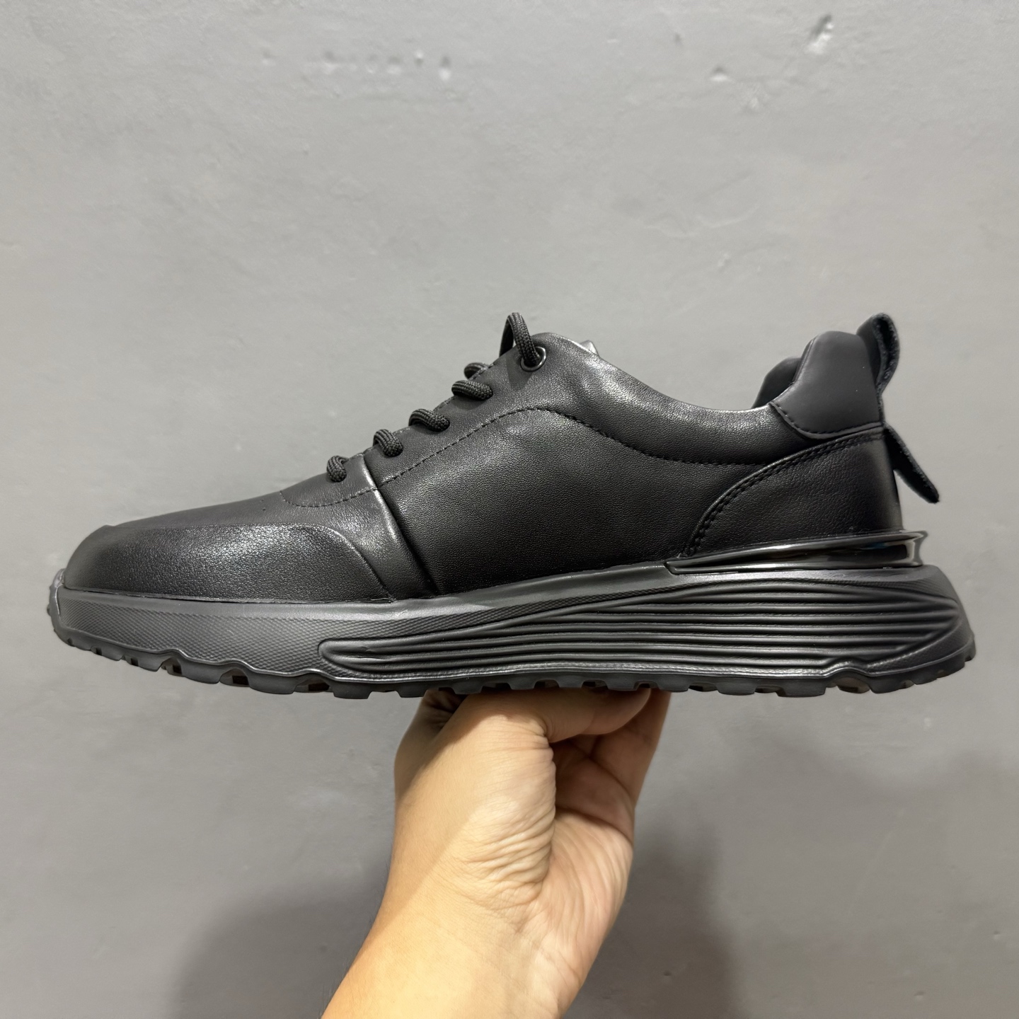 新货#PRADA普拉达 厚底徽标系带运动休闲男鞋系列