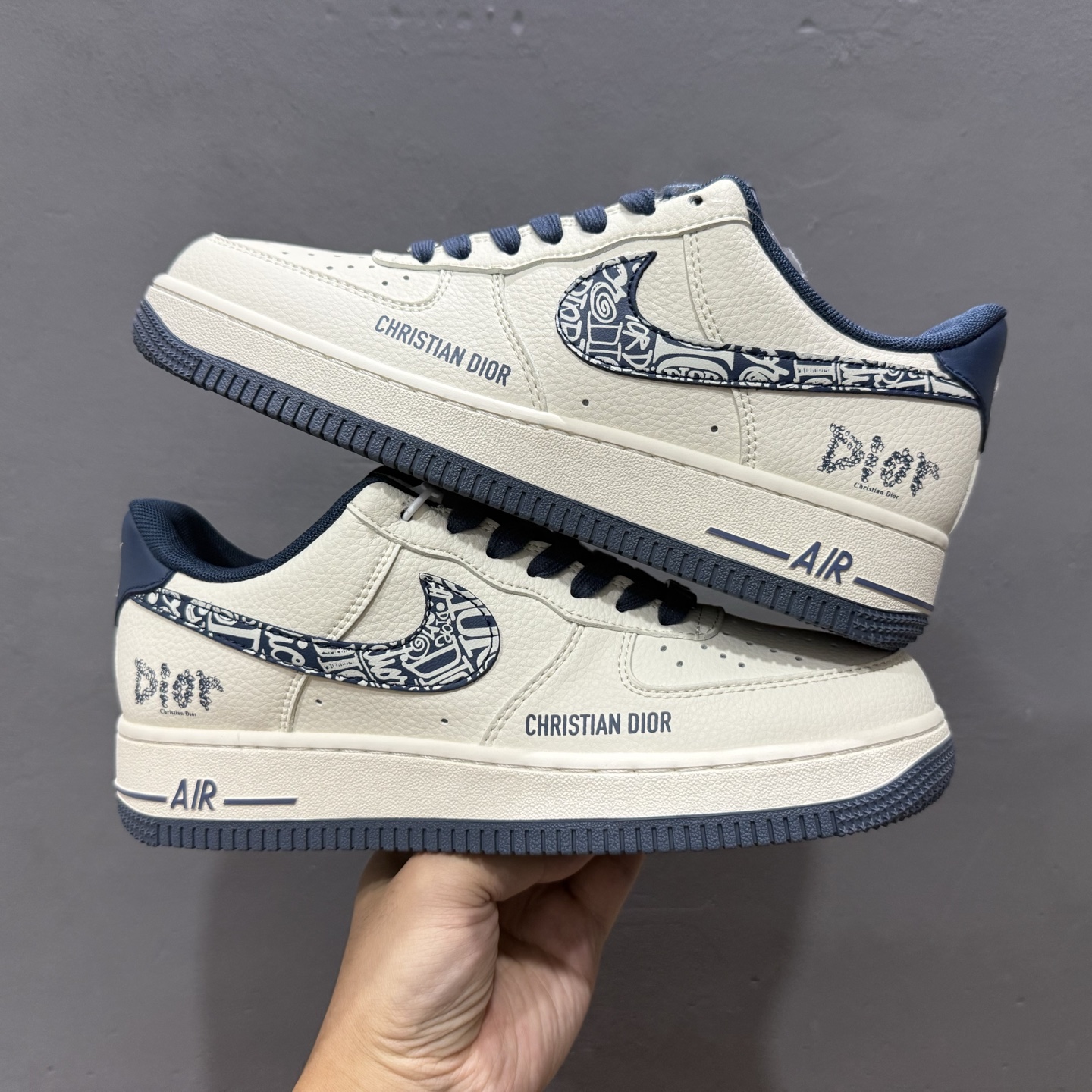 Nike Air Force 1'07 Low 迪奥联名 米兰雕花 空军一号低帮休闲板鞋 XD2588-608