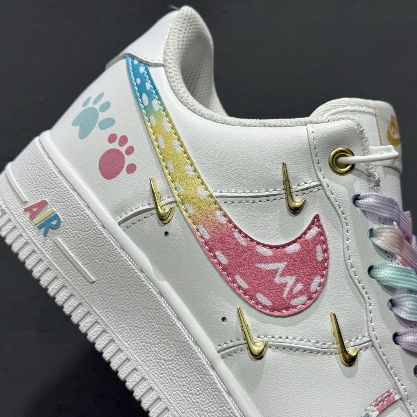 Nike Air Force 1'07 Low 四勾彩虹蛋糕 空军一号低帮休闲板鞋 ZH0316-115