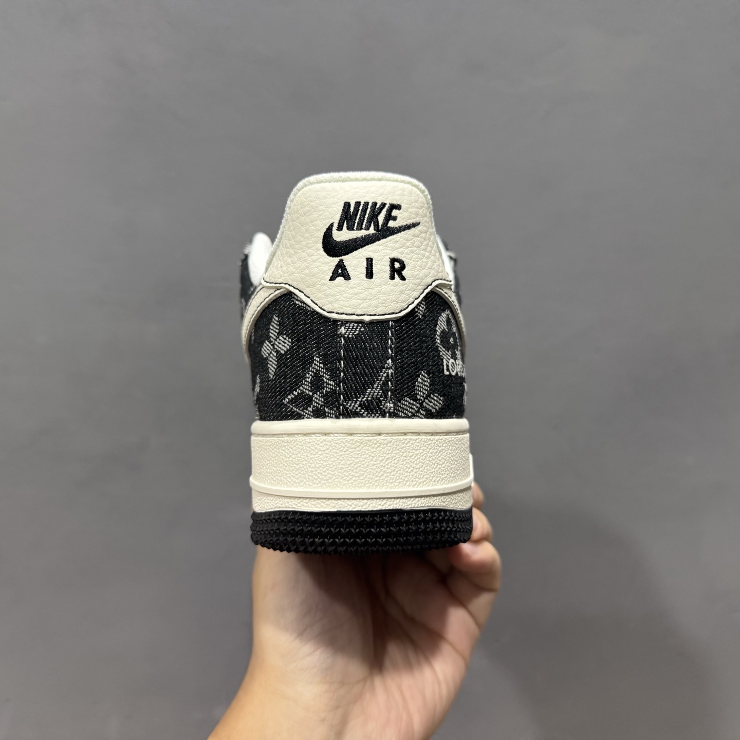 Nike Air Force 1'07 Low LV联名 牛仔米黑缝线 空军一号低帮休闲板鞋 MZ9588-815