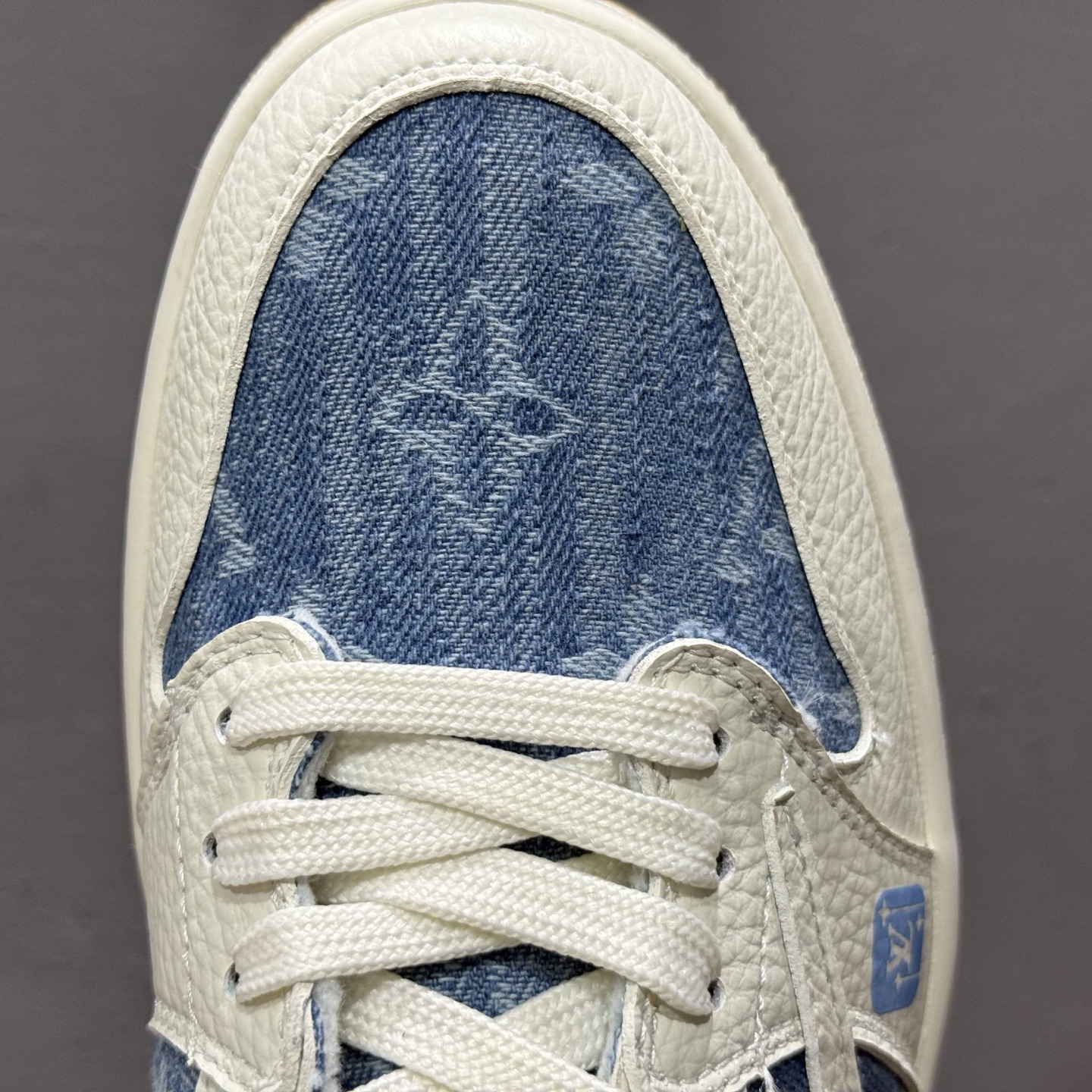 Travis Scott x Fragment Design x Air Jordan 1 Low SP AJ1 乔1 LV联名 白蓝牛仔 低帮文化休闲板鞋 SC0601-053