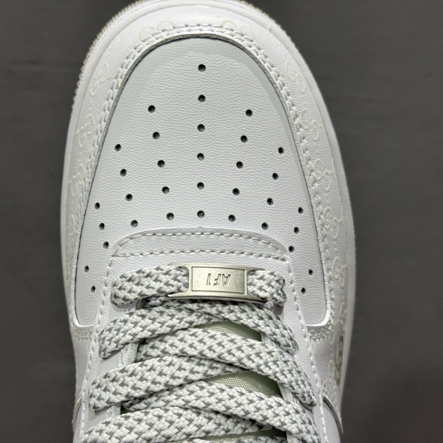 Nike Air Force 1'07 Low 古驰联名 米灰牛仔夜光 空军一号低帮休闲板鞋 XX3168-197